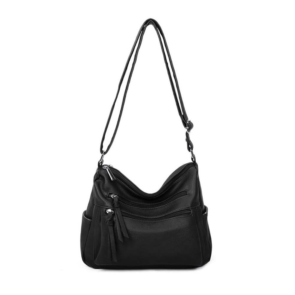ITALYSHOP24 Schultertasche Damen Tasche Shopper Crossbody, günstig online kaufen