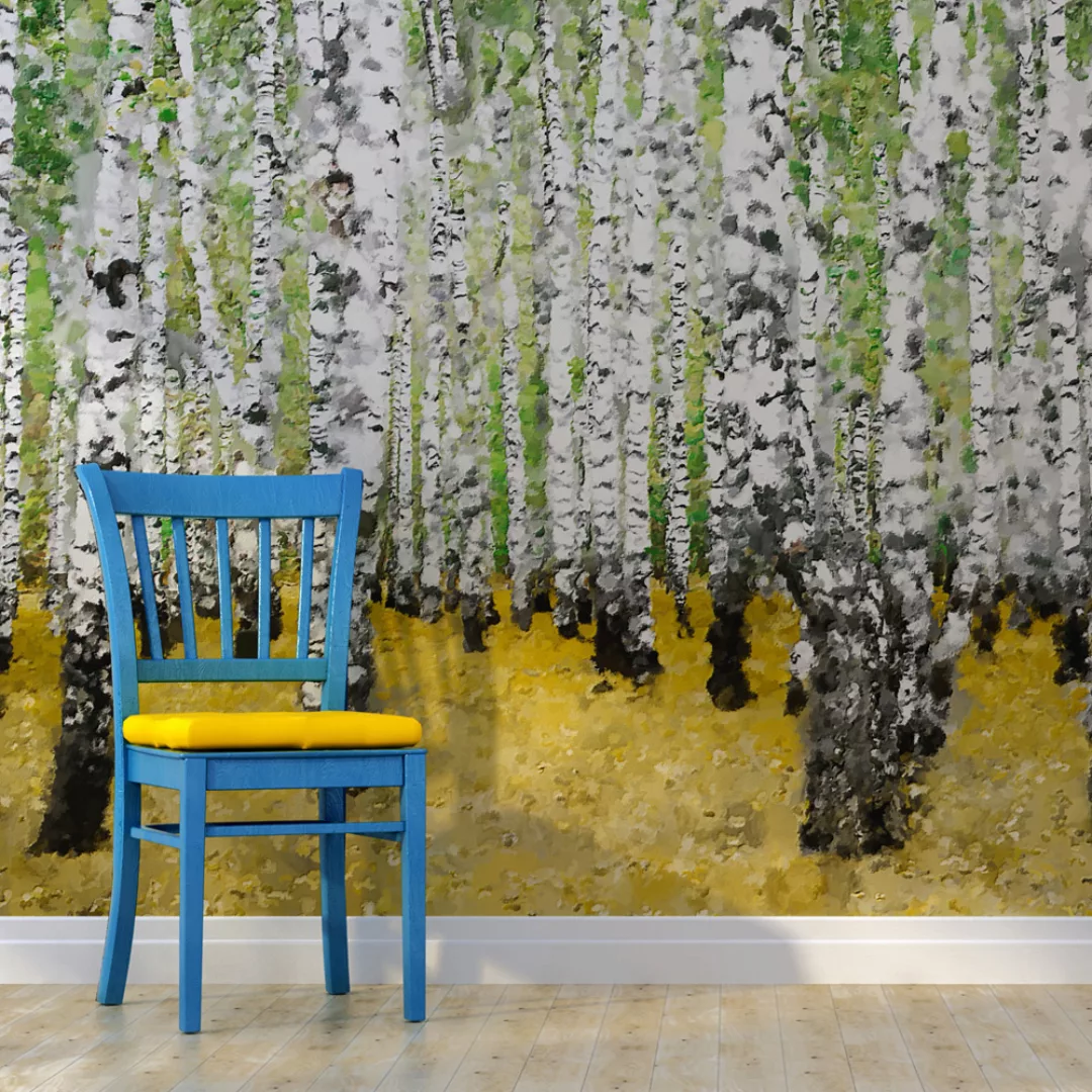 Fototapete - In birch grove... günstig online kaufen