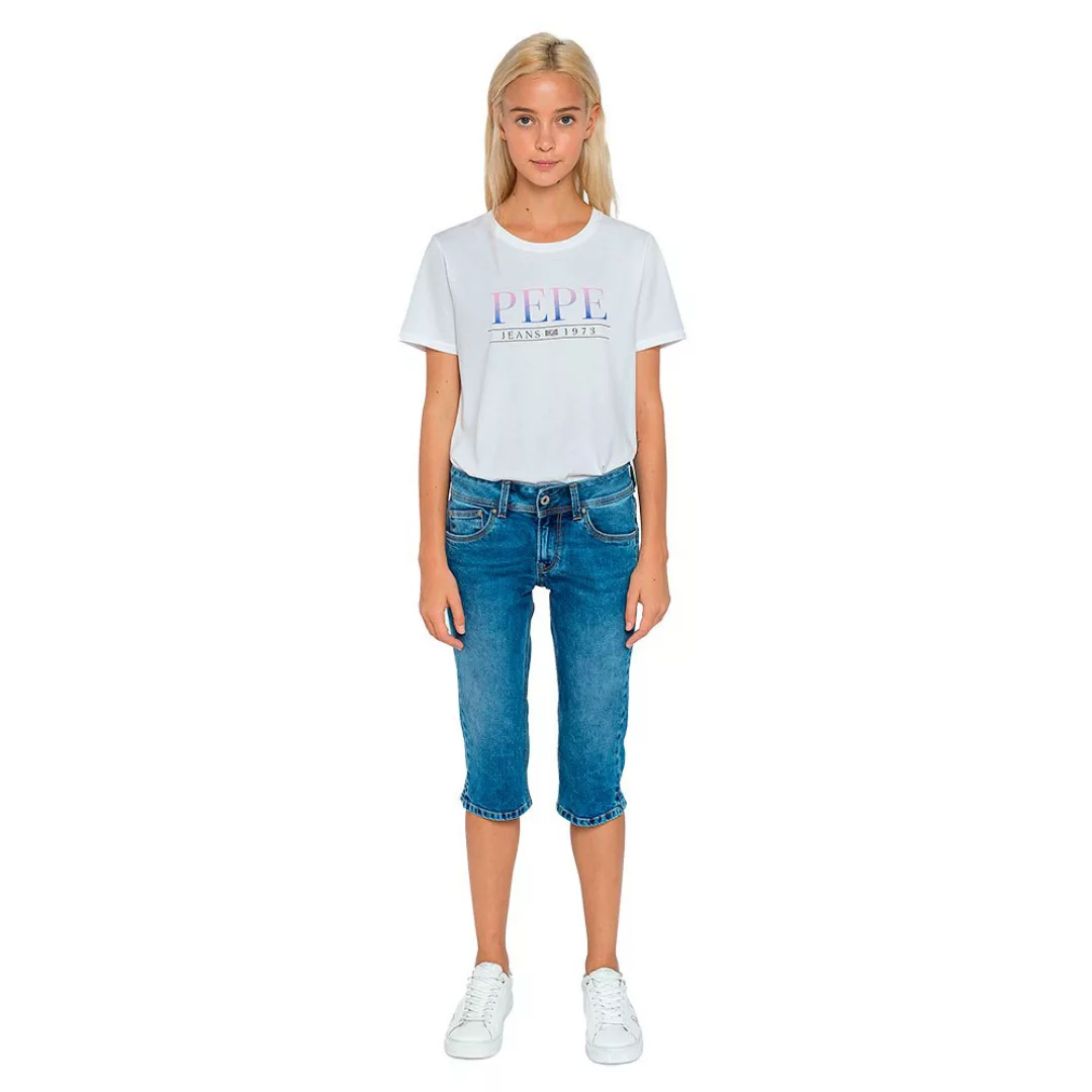 Pepe Jeans Saturn Crop Jeans-shorts 32 Denim günstig online kaufen