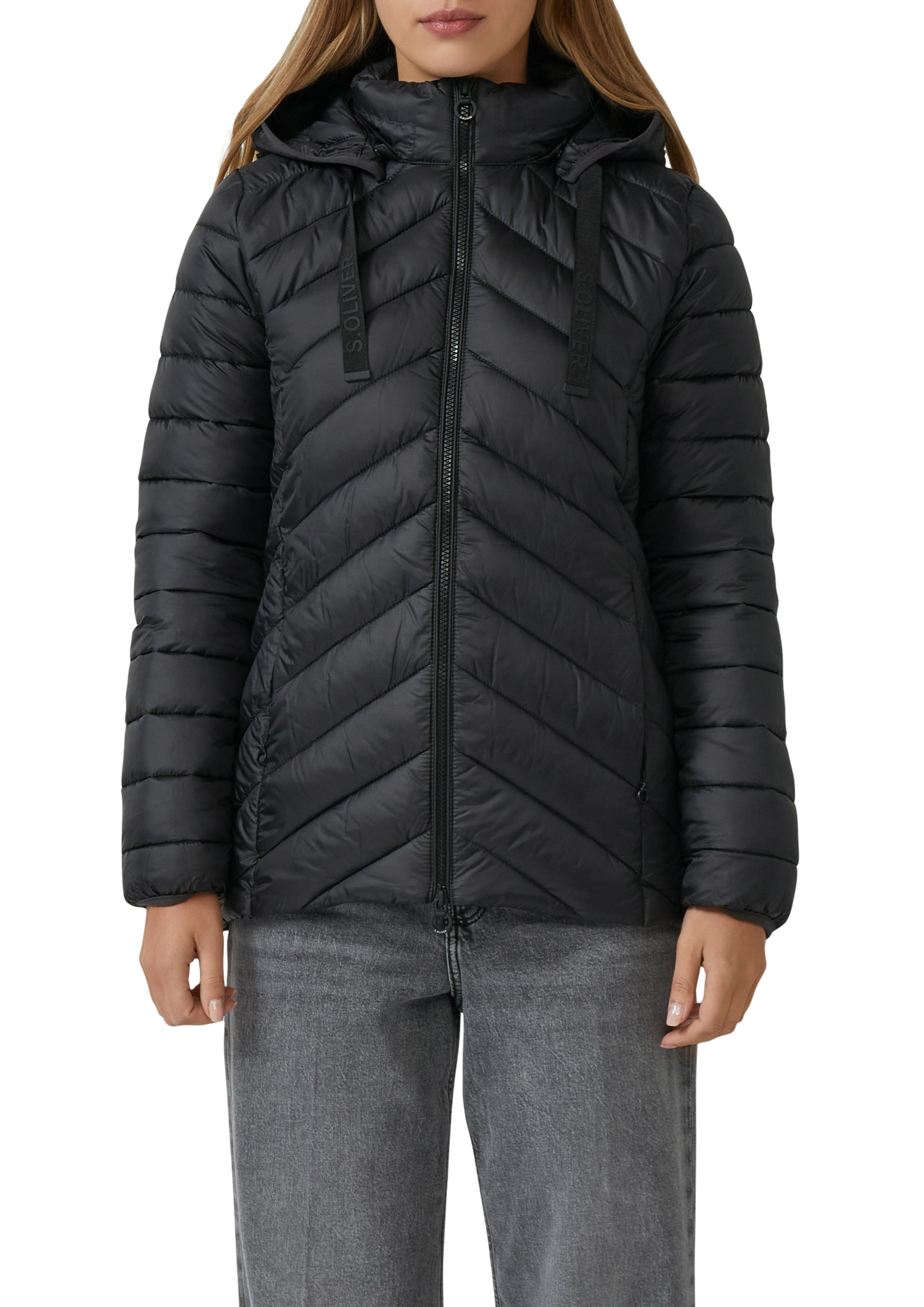 s.Oliver Outdoorjacke, mit Kapuze, mit abnehmbarer Kapuze günstig online kaufen