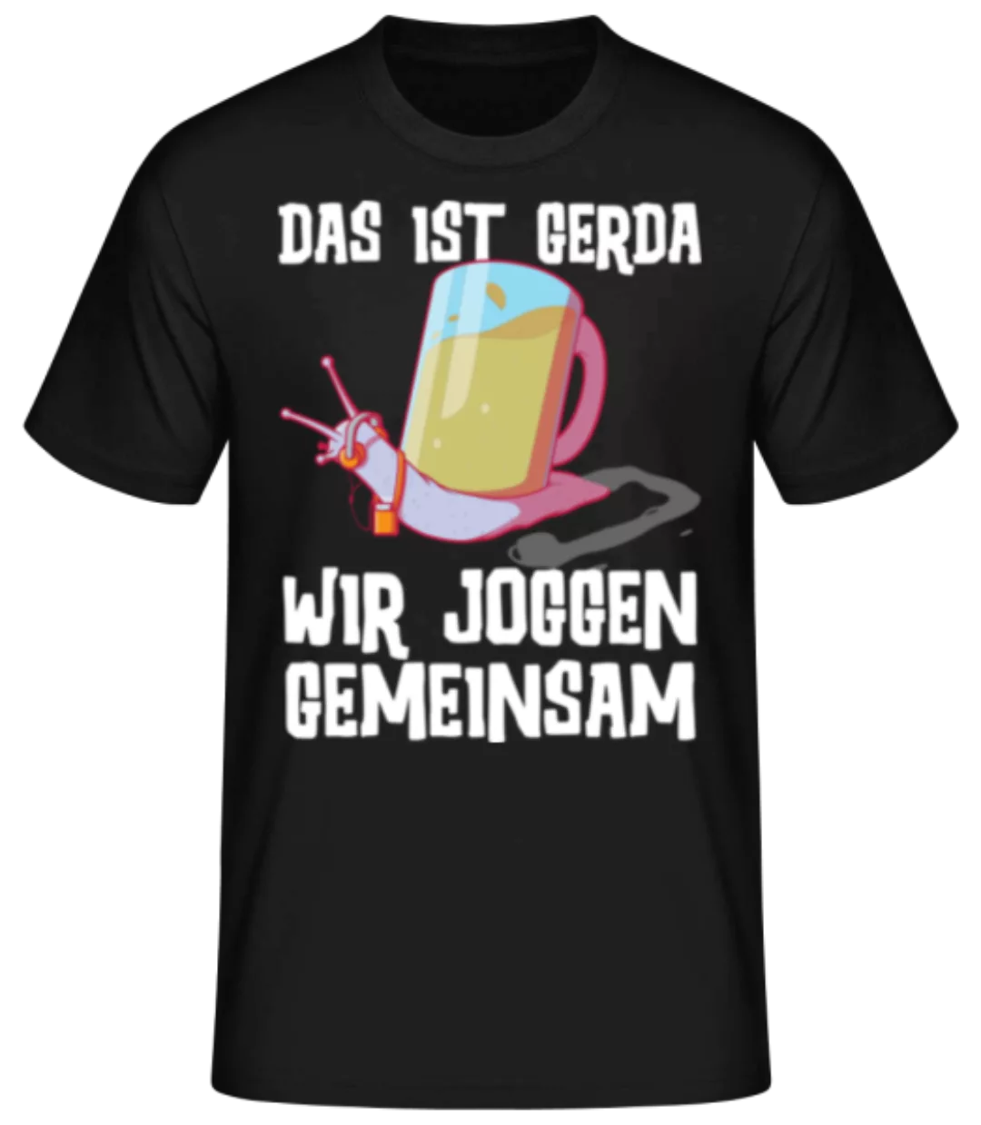 Das ist Gerda wir joggen · Männer Basic T-Shirt günstig online kaufen