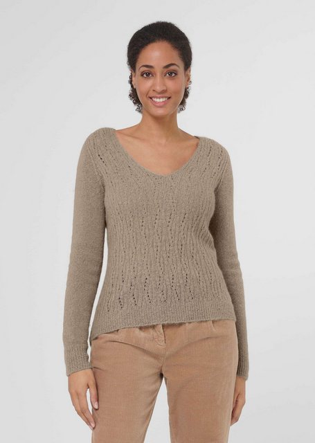 MADELEINE Strickpullover Ajour-Pullover aus Alpaka- Mischung günstig online kaufen