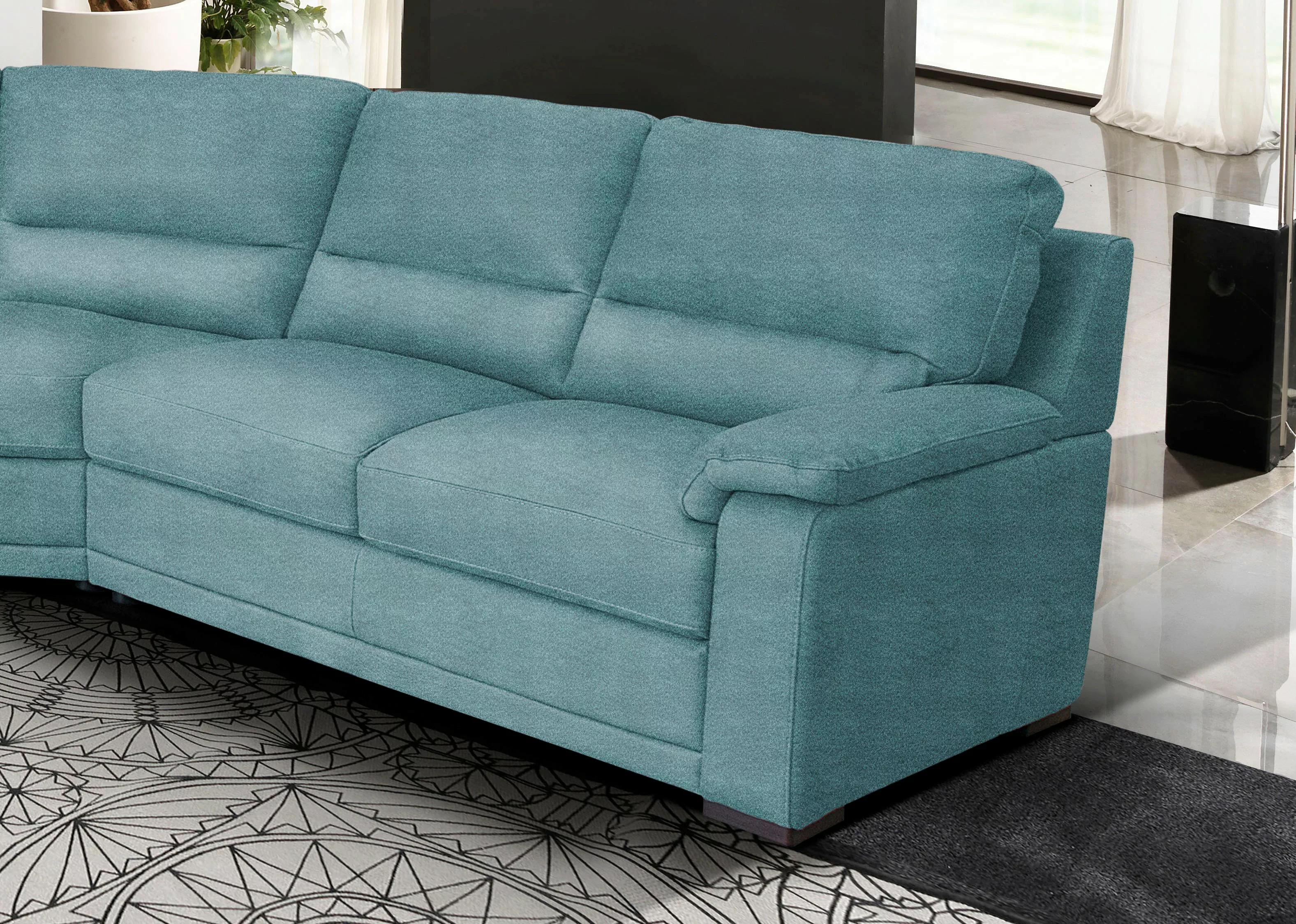 Egoitaliano Ecksofa "Doris, modernes Designsofa mit klassischen Elementen," günstig online kaufen