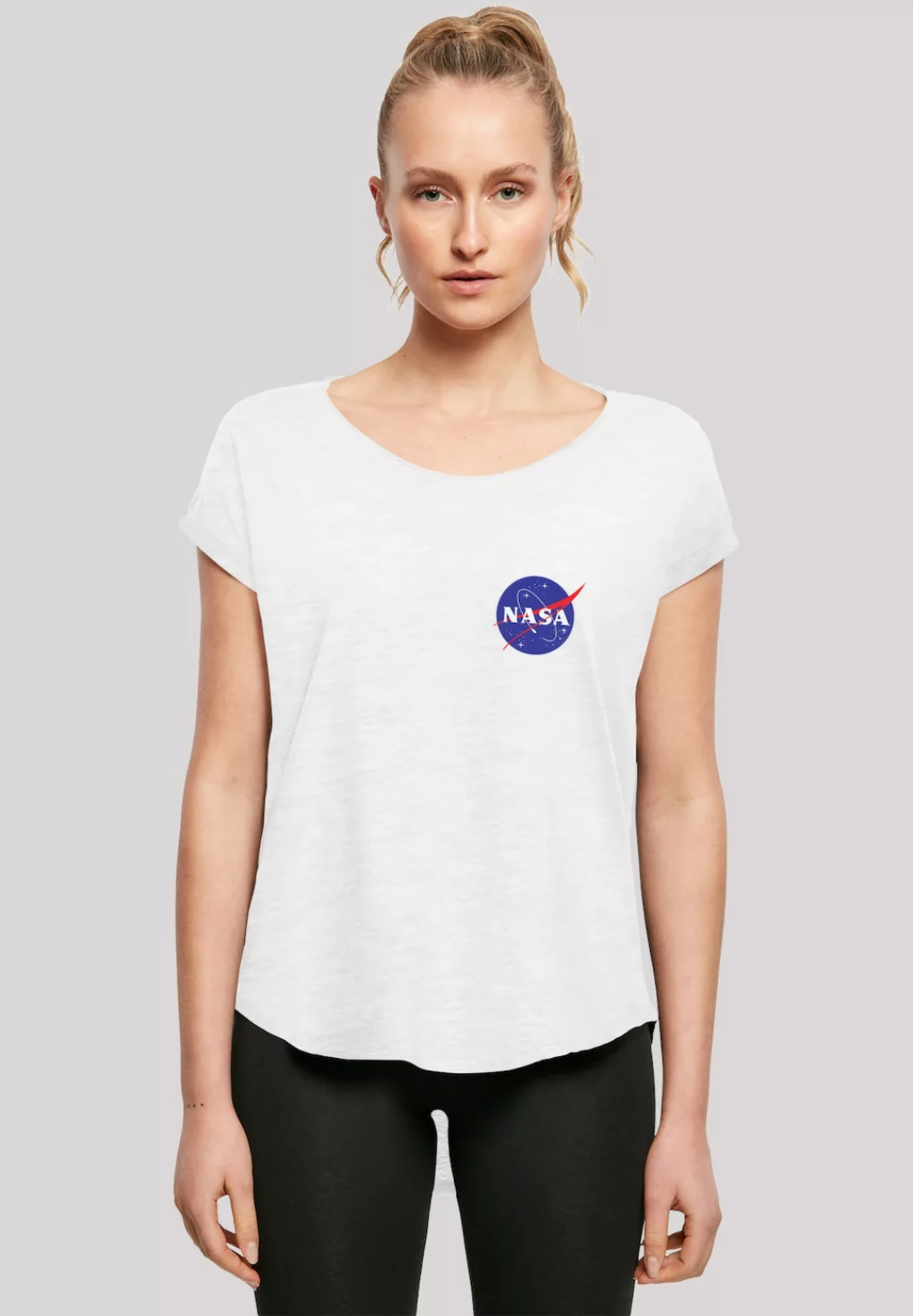 F4NT4STIC T-Shirt "NASA Classic Insignia Chest", Damen,Premium Merch,Lang,L günstig online kaufen