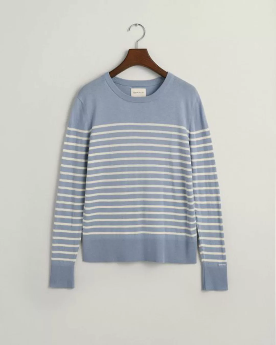 Gant Rundhalspullover FINE KNIT STRIPED C-NECK günstig online kaufen