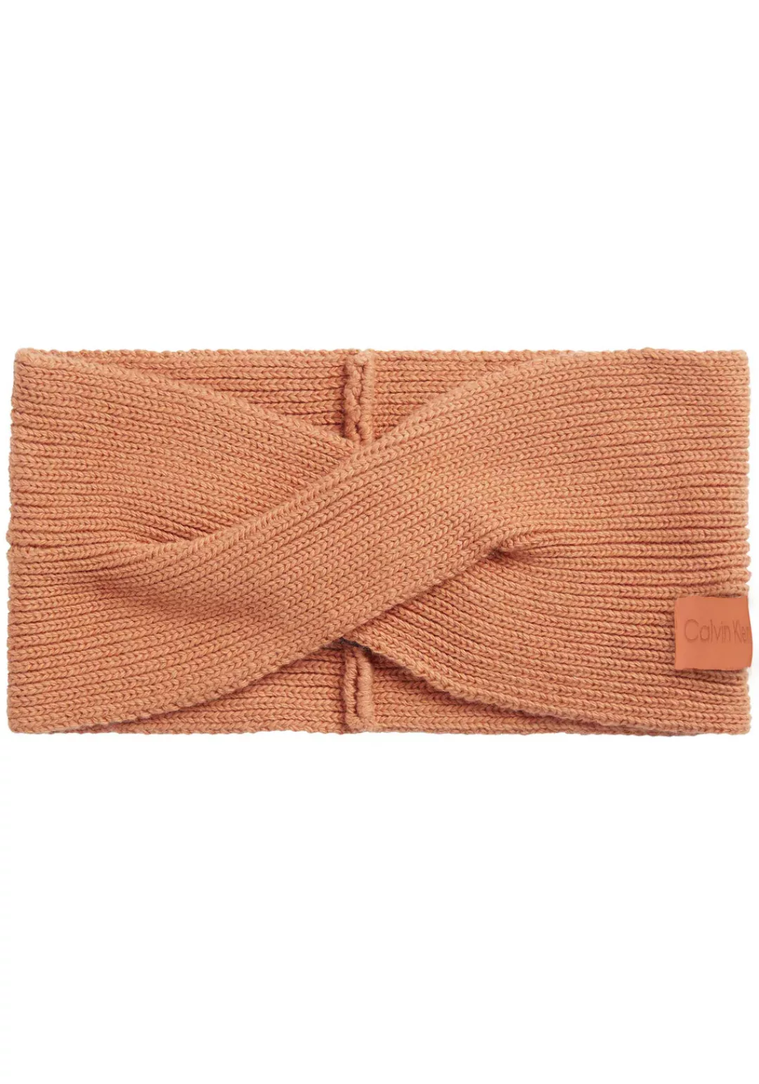 Calvin Klein Stirnband "ESSENTIAL KNIT TWISTED HEADBAND", mit Logopatch günstig online kaufen