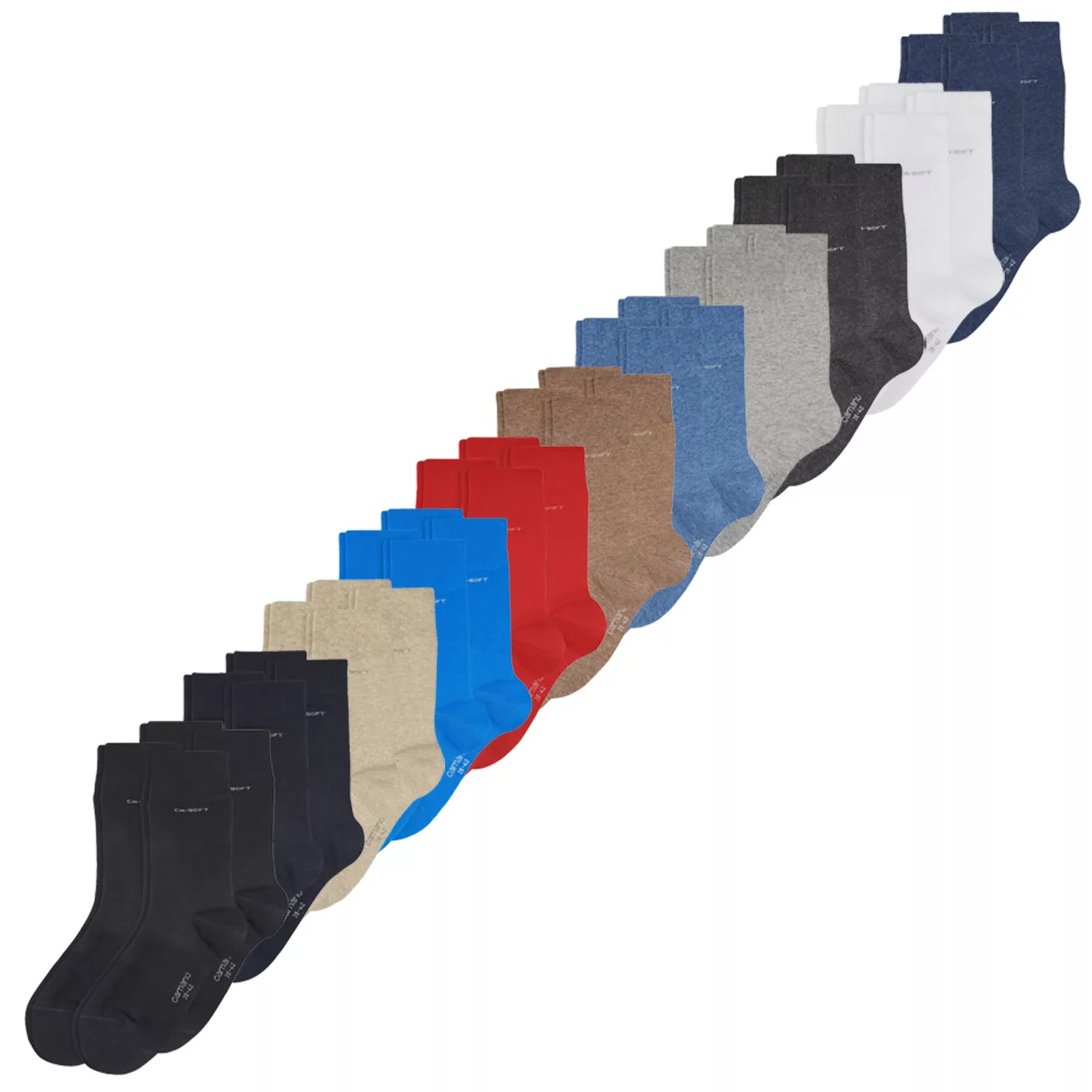 Camano Unisex CA-Soft Socken 4er 6er 8er Multipack günstig online kaufen