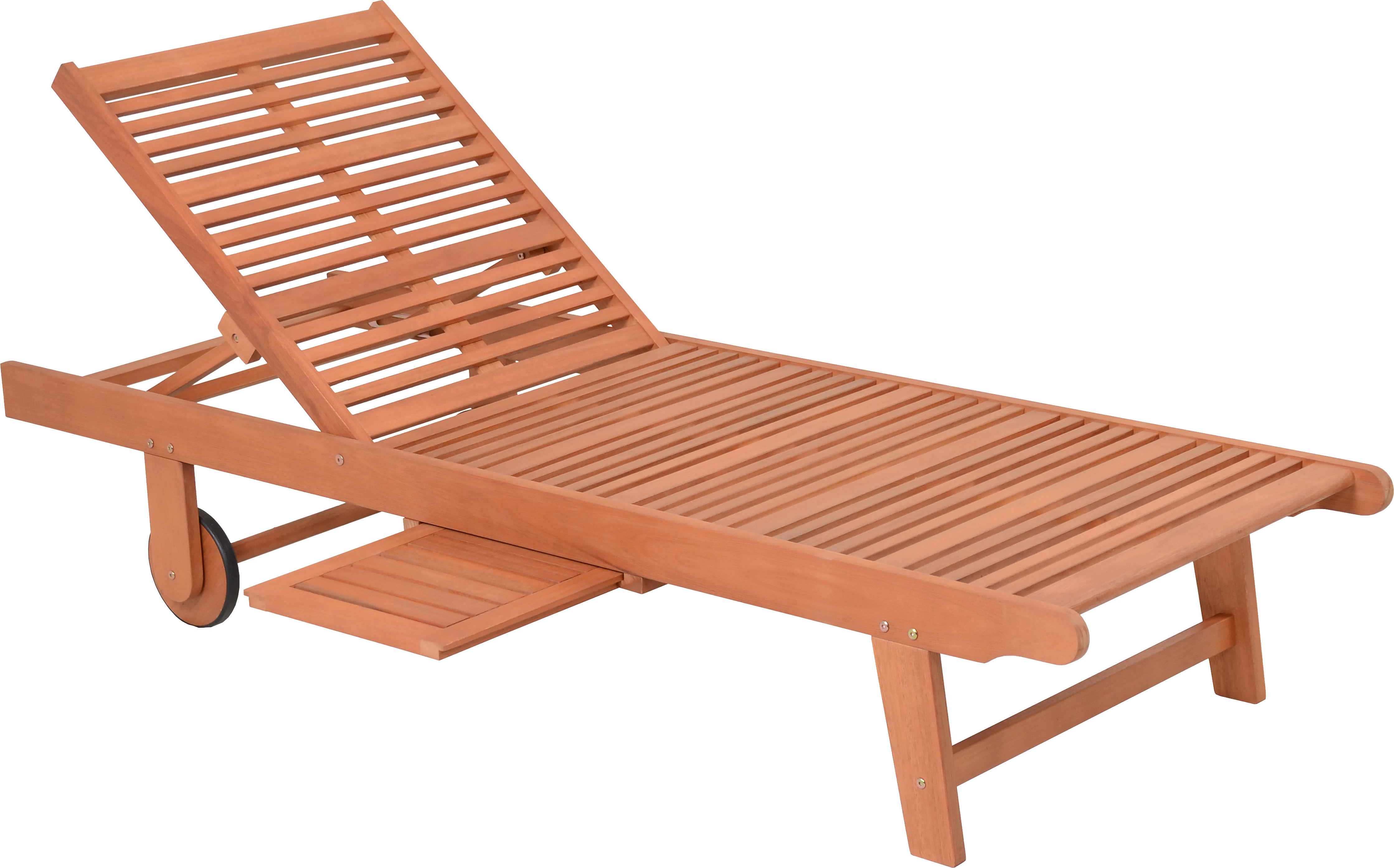 Garden Pleasure Gartenliege "Sonnenliege "SAN DIEGO", braun", Eukalyptushol günstig online kaufen