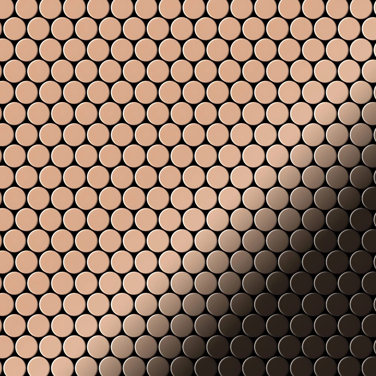 ALLOY Mosaik Fliese Massiv Metall Kupfer Gewalzt Kupfer 1,6mm Stark Penny-c günstig online kaufen