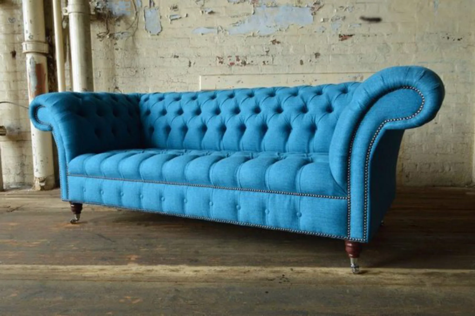 Xlmoebel Chesterfield-Sofa Designer Sofa Chesterfield Polster Couch Sitzgar günstig online kaufen