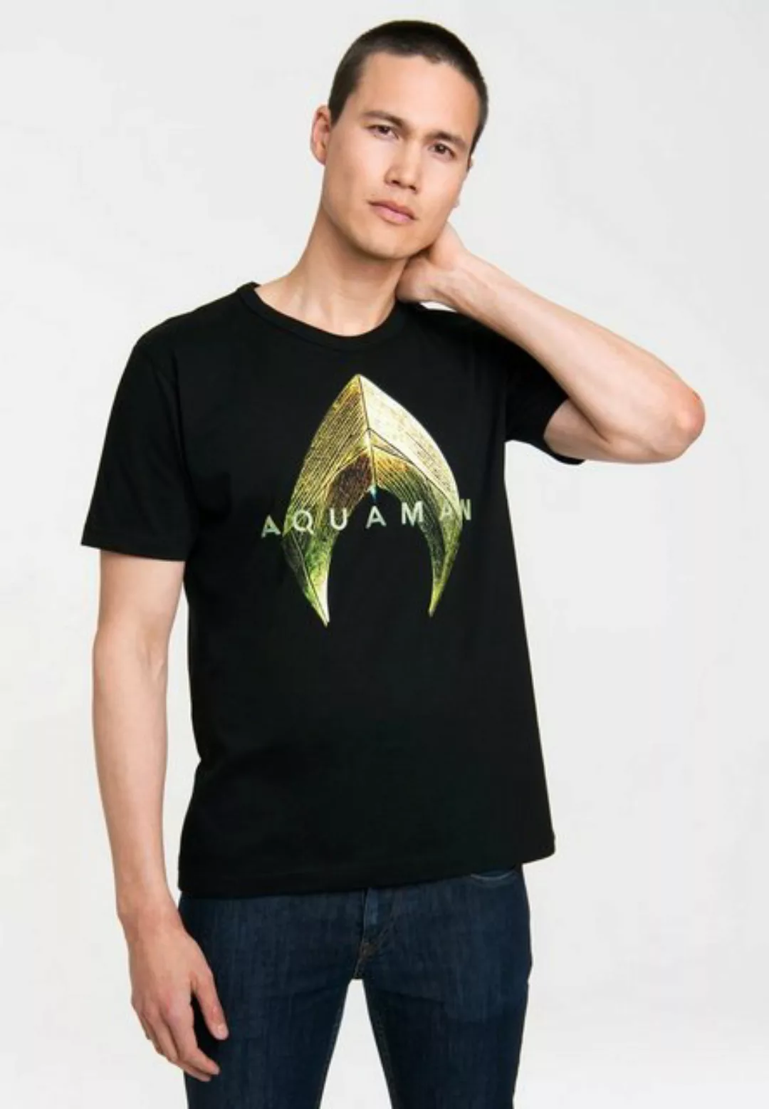 LOGOSHIRT T-Shirt Aquaman mit coolem Fan-Print günstig online kaufen