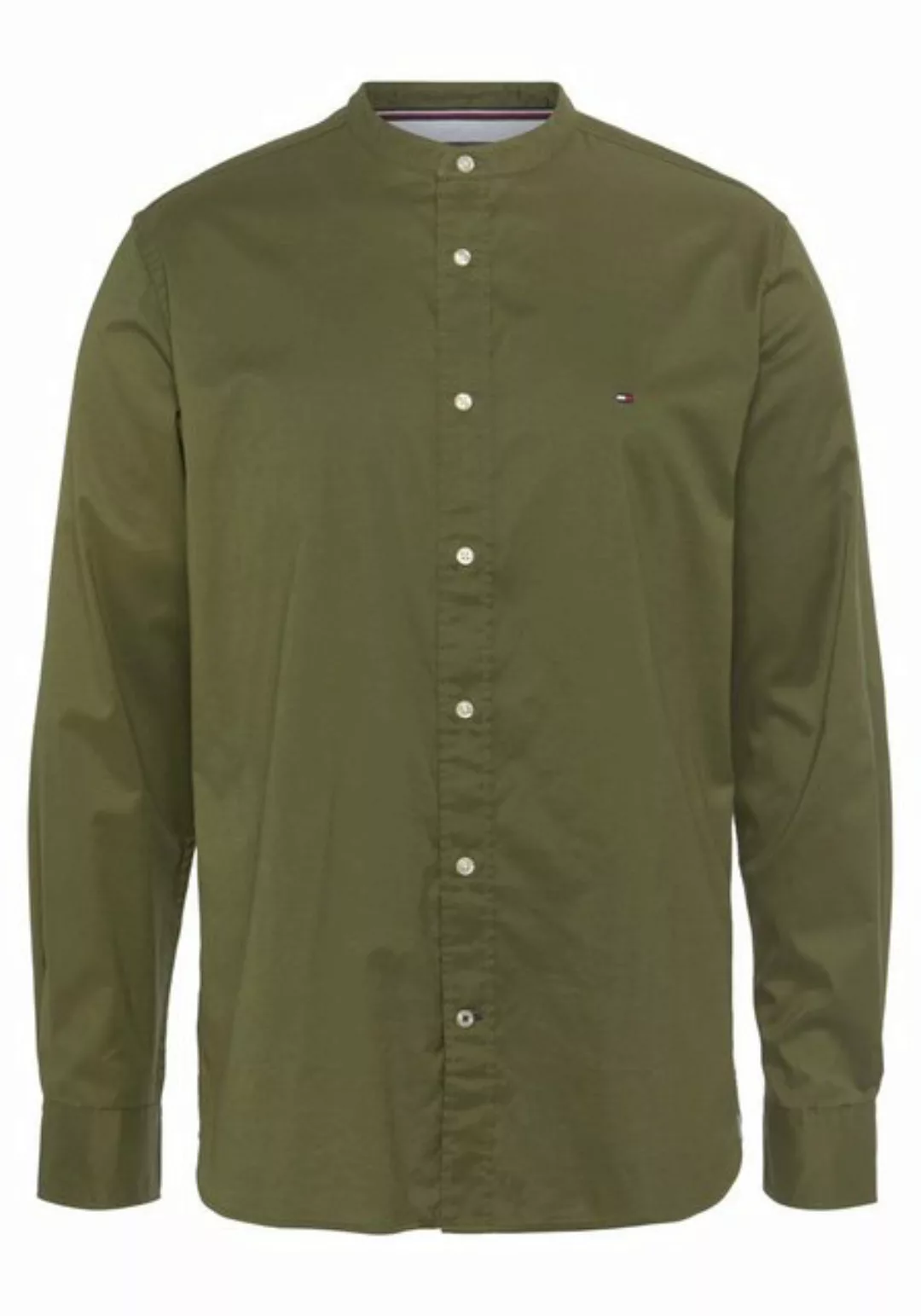 Tommy Hilfiger Langarmhemd NATURAL SOFT FLEX MAO RF SHIRT günstig online kaufen