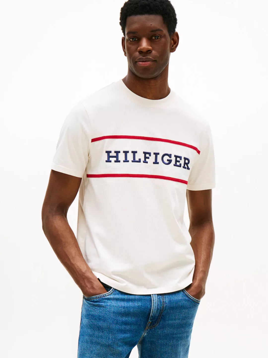 Tommy Hilfiger T-Shirt "AMERICANA COLOURBLOCK TEE" günstig online kaufen