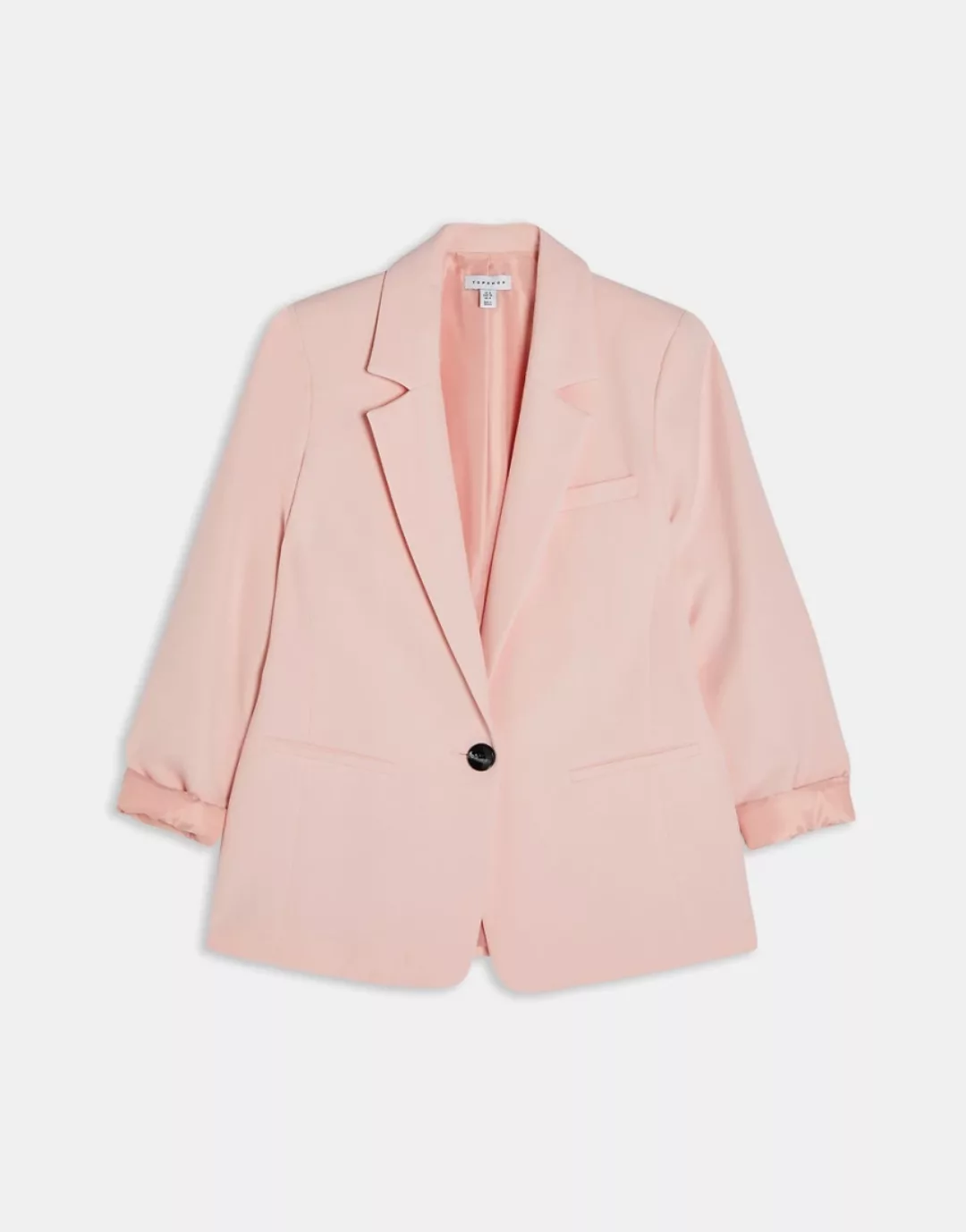 Topshop – Einreihiger Blazer in Rosa günstig online kaufen