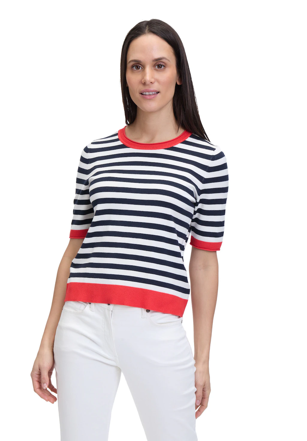 Betty Barclay Kurzarmshirt "Betty Barclay Basic-Pullover mit Streifen", Col günstig online kaufen