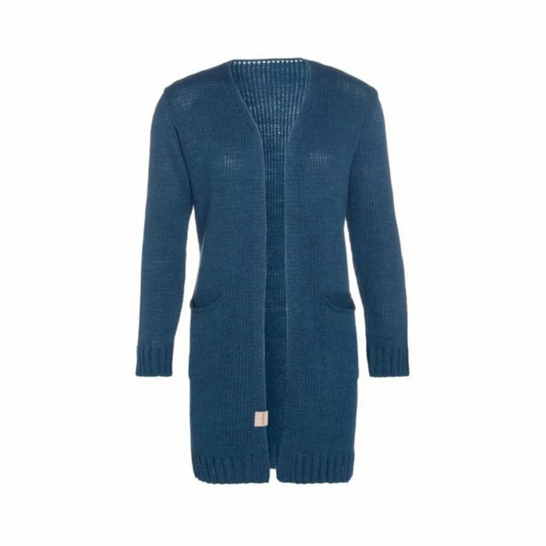 Knit Factory Strickjacke Ruby Strickjacken 40/42 Glatt Dunkelblau (1-tlg) m günstig online kaufen