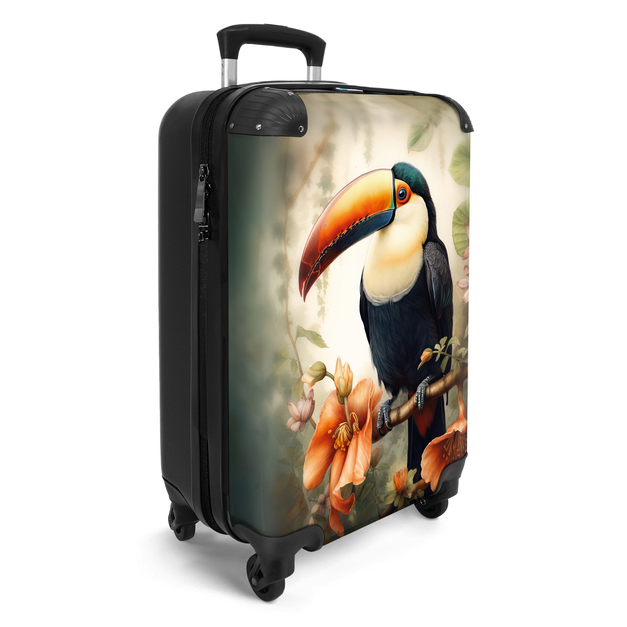 NoBoringSuitcases.com© Hartschalen-Trolley Tukan - Vogel - günstig online kaufen