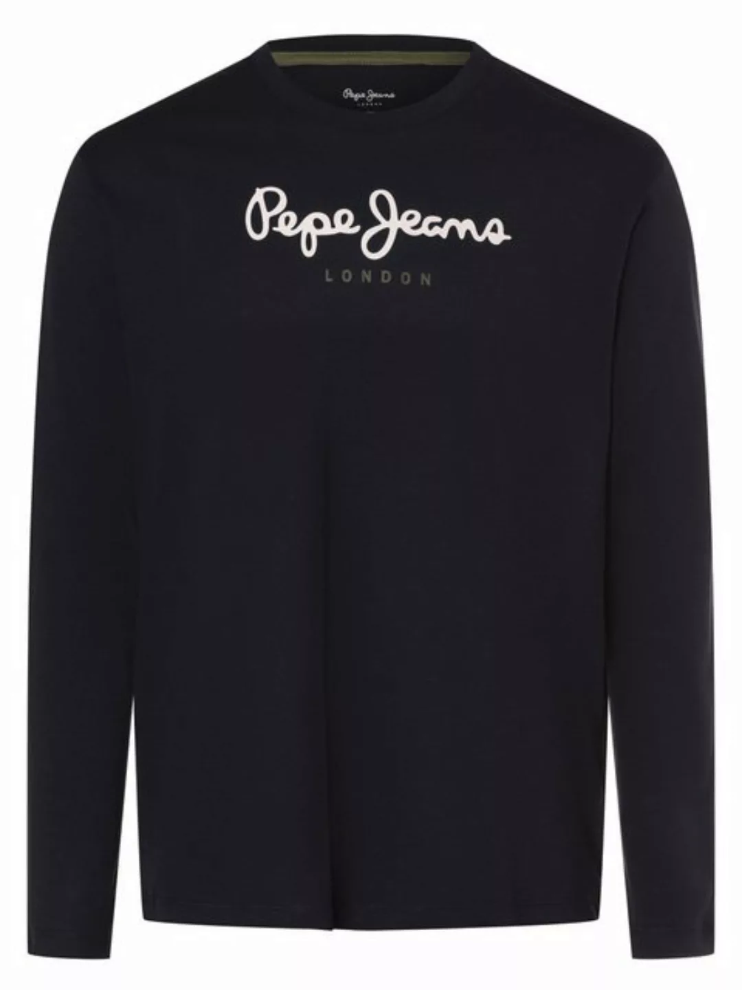 Pepe Jeans Herren Rundhals Langarmshirt EGGO LONG N - Regular Fit günstig online kaufen