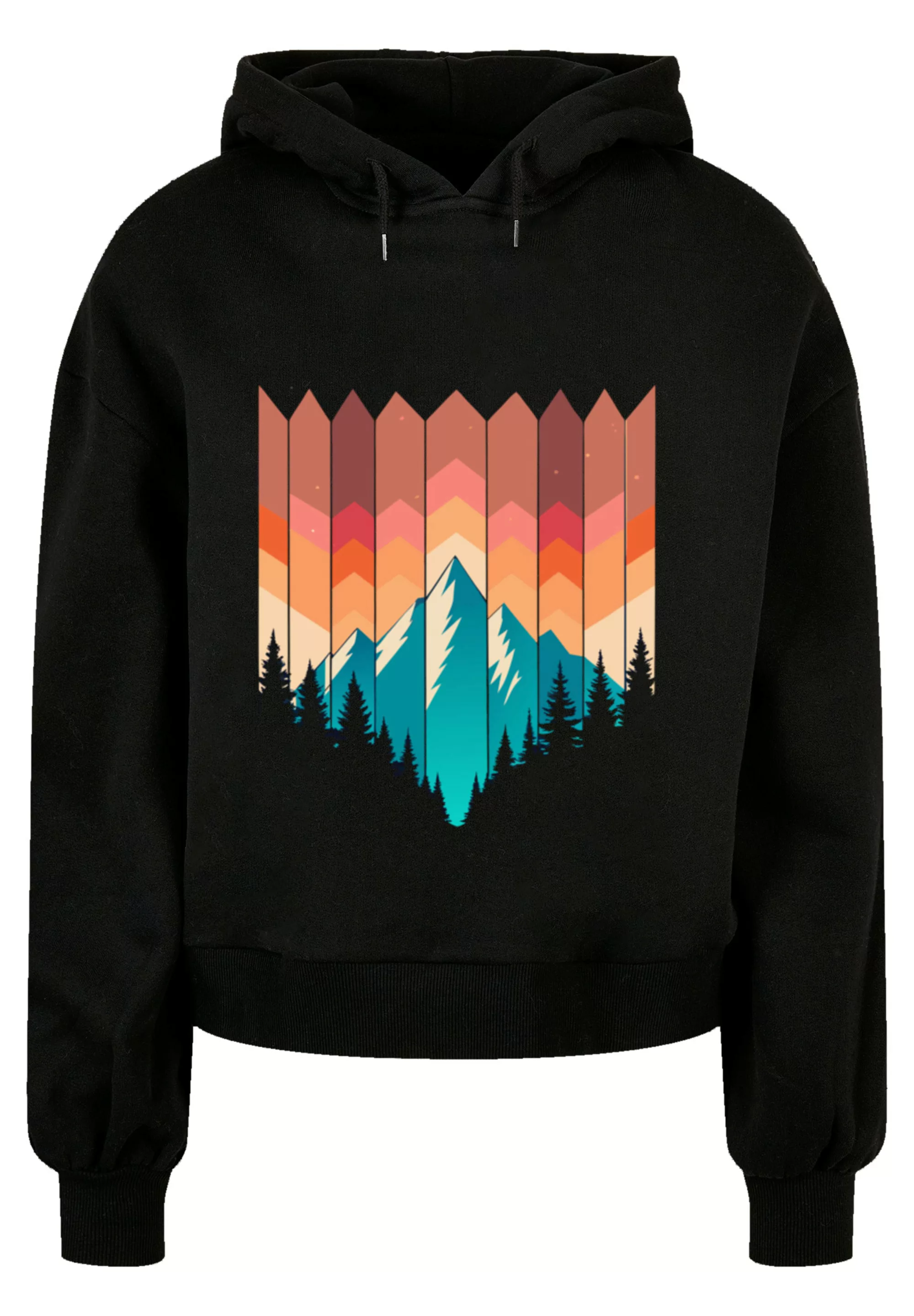 F4NT4STIC Sweatshirt "Berg Sonnenuntergang Geometrisch", Premium Qualität günstig online kaufen