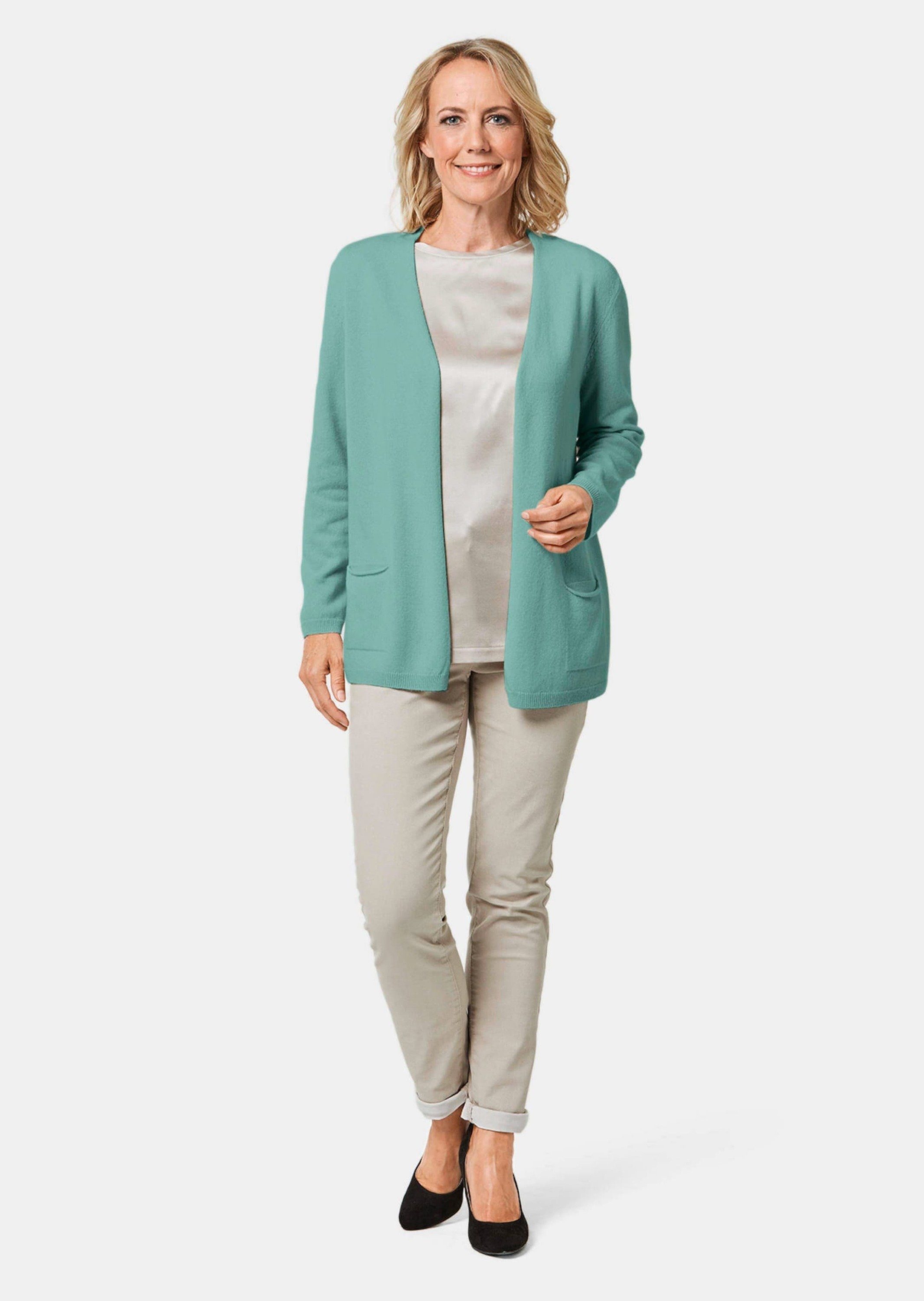 GOLDNER Kaschmirpullover Cardigan in langer offener günstig online kaufen