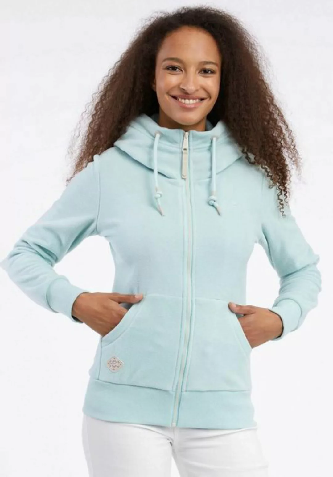 Ragwear Sweatjacke NESKA FLEECE ZIP mit Kapuze und Kordelzug, praktische Ei günstig online kaufen