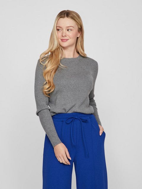 Vila Rundhalspullover VICOMFY O-NECK L/S KNIT TOP/SU - NOOS günstig online kaufen