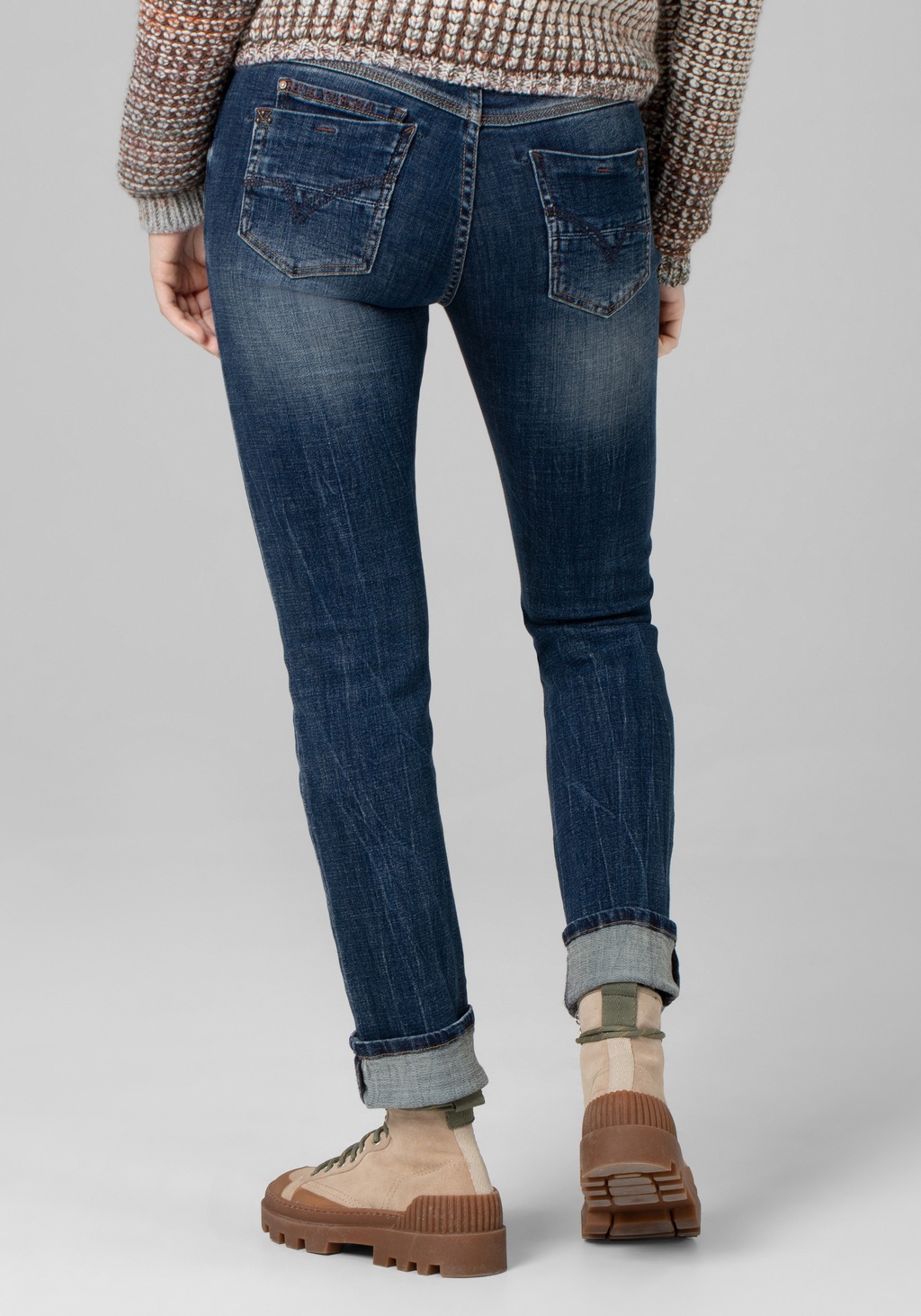 TIMEZONE Damen Jeans Slim MarahTZ - Slim Fit - Blau - Blue Worn Out Wash günstig online kaufen