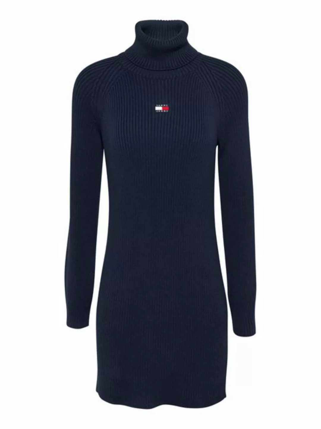 Tommy Jeans Strickkleid TJW MOCKNECK BADGE SWEATER DRESS mit Stehkragen, Lo günstig online kaufen