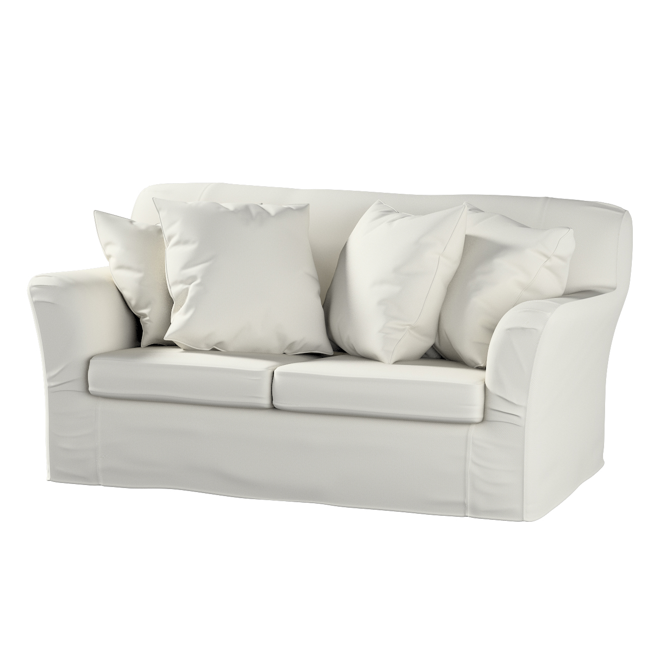 Bezug für Tomelilla 2-Sitzer Sofa nicht ausklappbar, hellgrau, Sofahusse, T günstig online kaufen