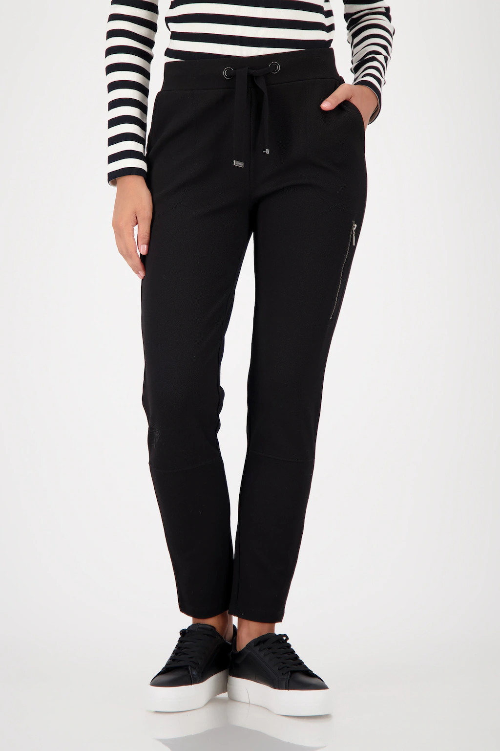 Monari Jogger Pants "Hose Basic Rippe", Mit schmaler Beinform günstig online kaufen