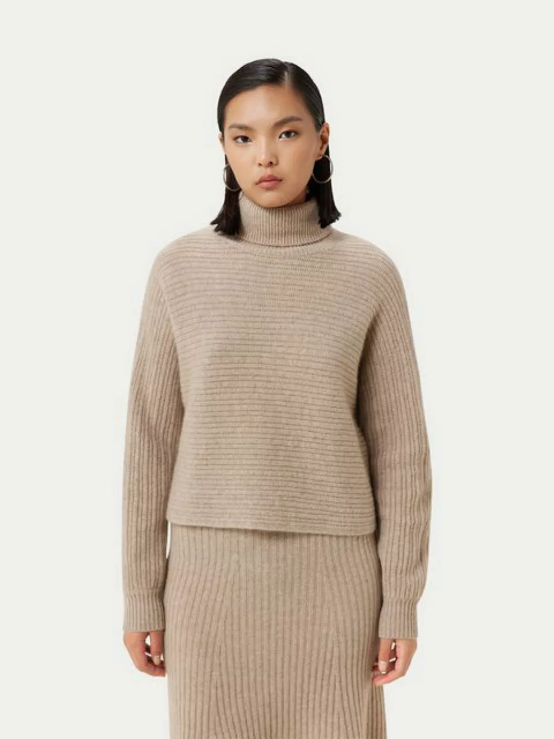 GOBI Cashmere Rollkragenpullover Kaschmir Pullover mit T-Ausschnitt günstig online kaufen