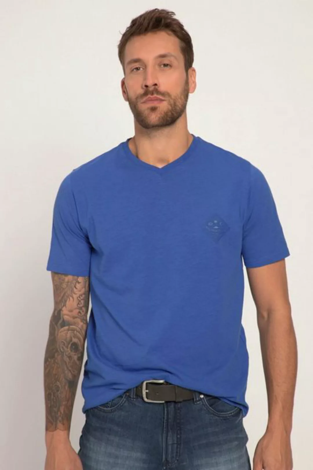 JP1880 T-Shirt T-Shirt Halbarm V-Ausschnitt günstig online kaufen