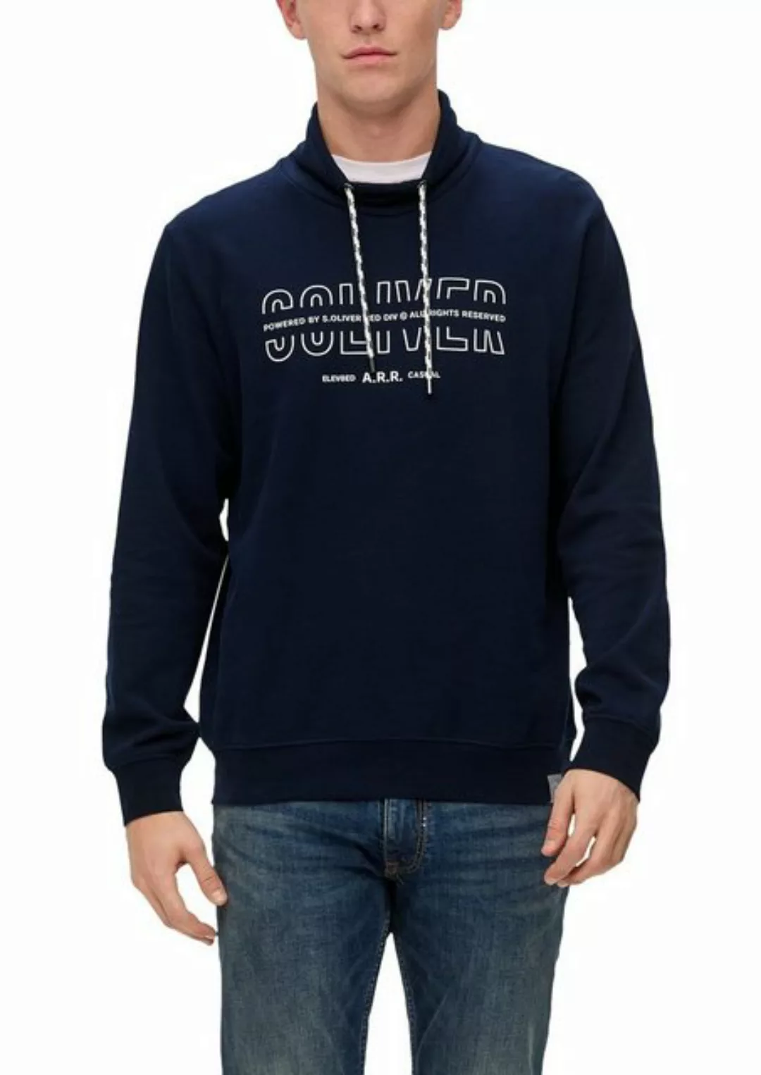 s.Oliver Sweatshirt mit Frontprintlogo günstig online kaufen