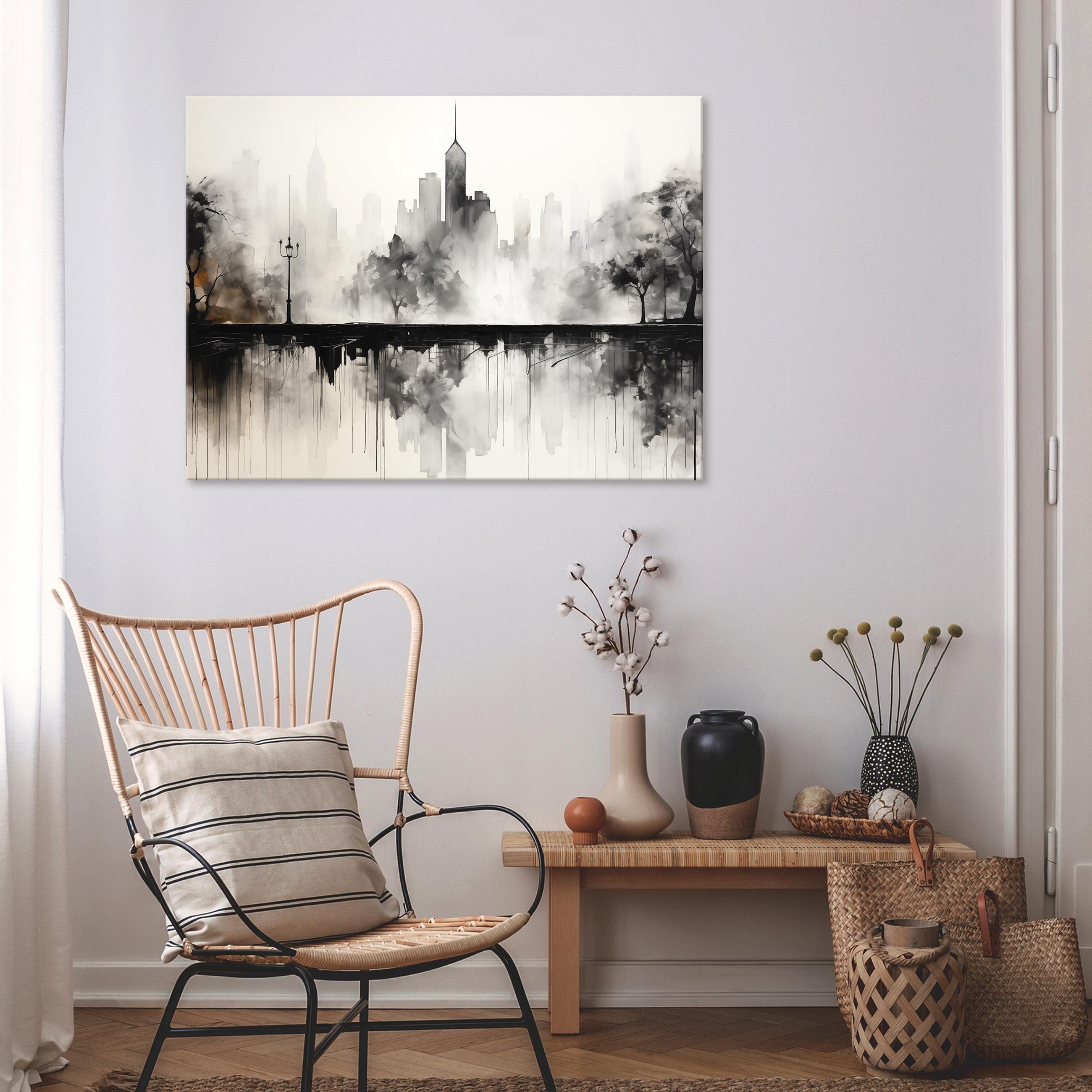 Wallarena Leinwandbild New York Stadt Gemalt günstig online kaufen