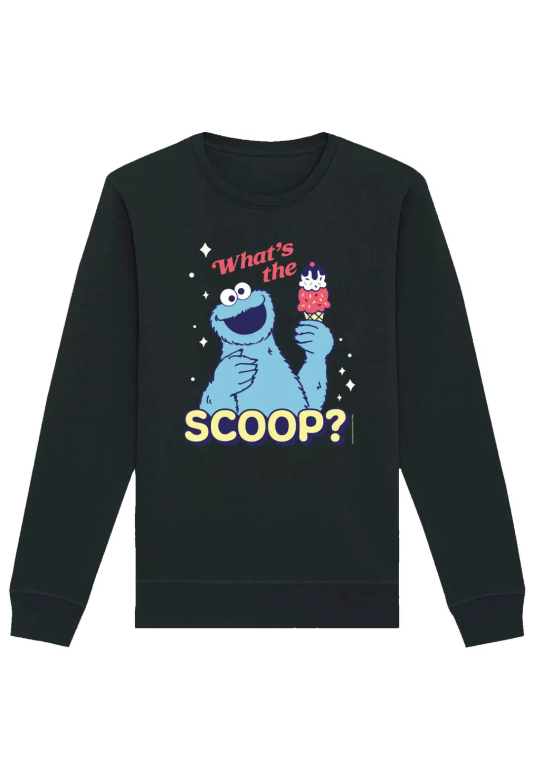 F4NT4STIC Sweatshirt "Sesamstraße Cookie Monster Scoop", Premium Qualität günstig online kaufen