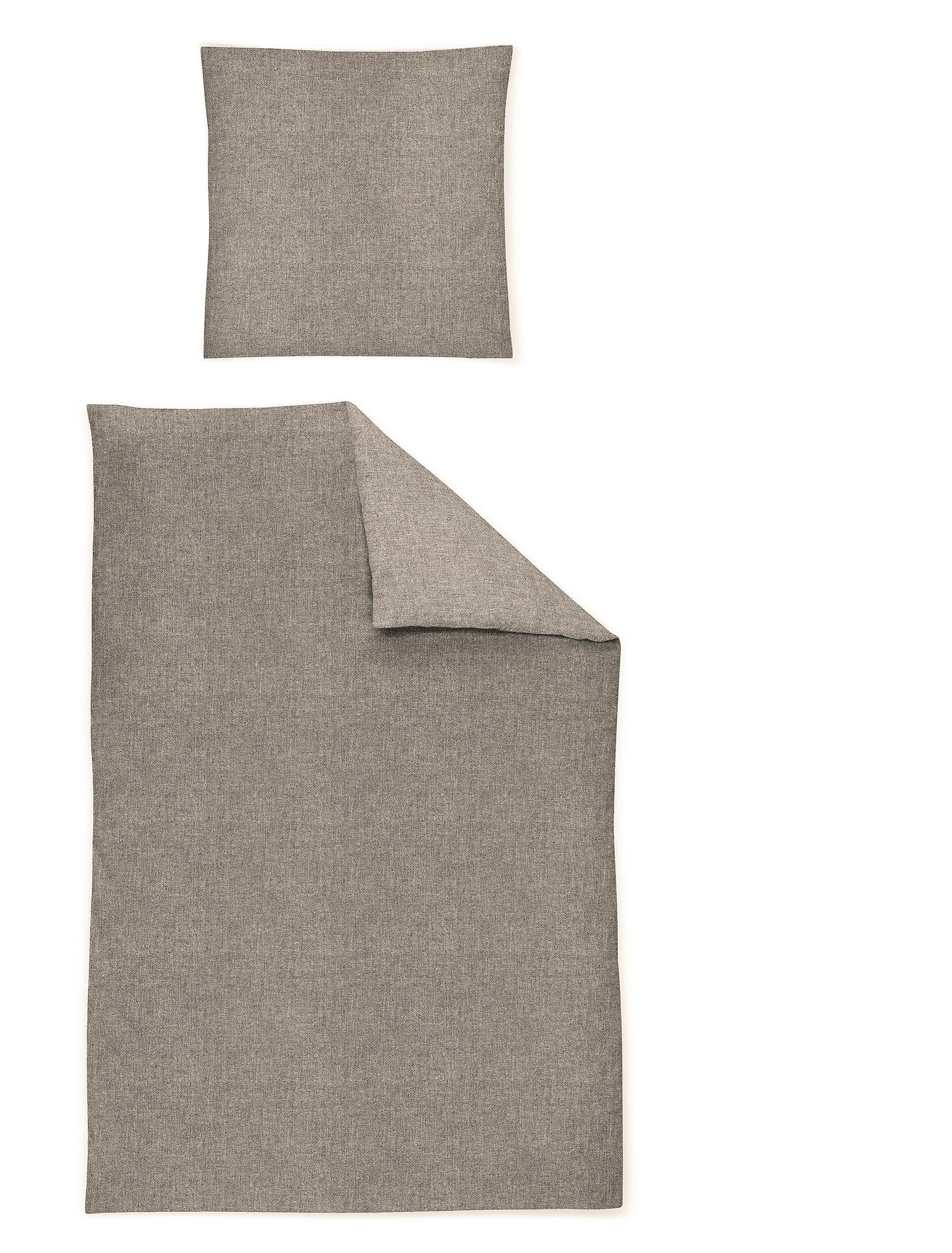Irisette Bettwäsche Mink 8835, Biber, 2 günstig online kaufen