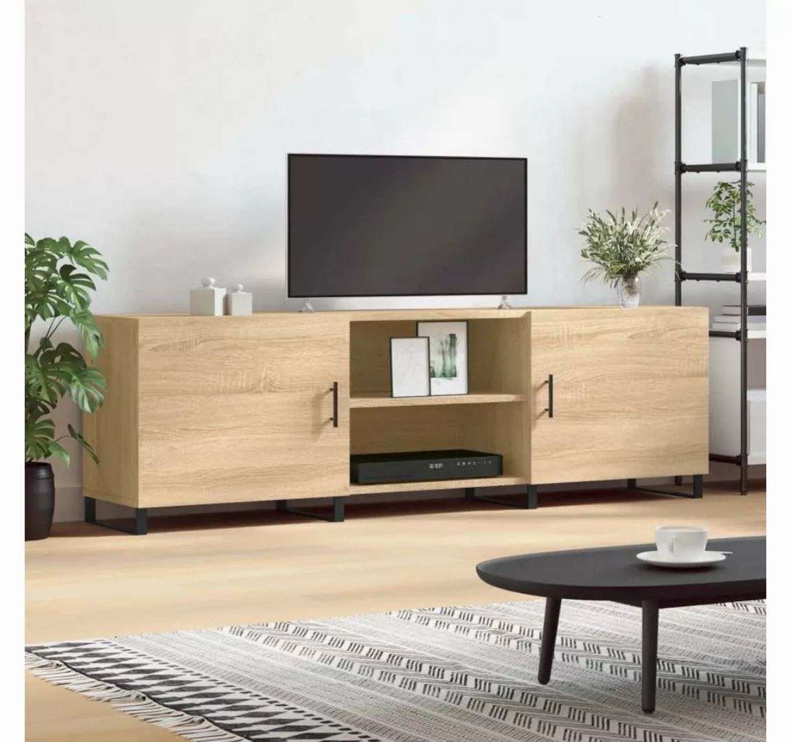 furnicato TV-Schrank Sonoma-Eiche 150x30x50 cm Holzwerkstoff günstig online kaufen