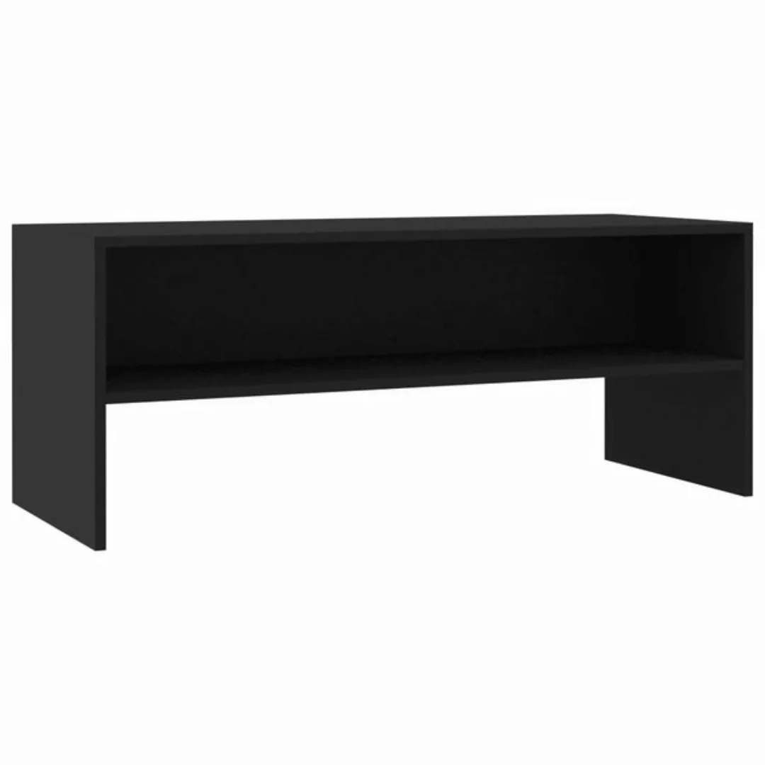 vidaXL TV-Schrank TV-Schrank Schwarz 100 x 40 x 40 cm Spanplatte Lowboard günstig online kaufen