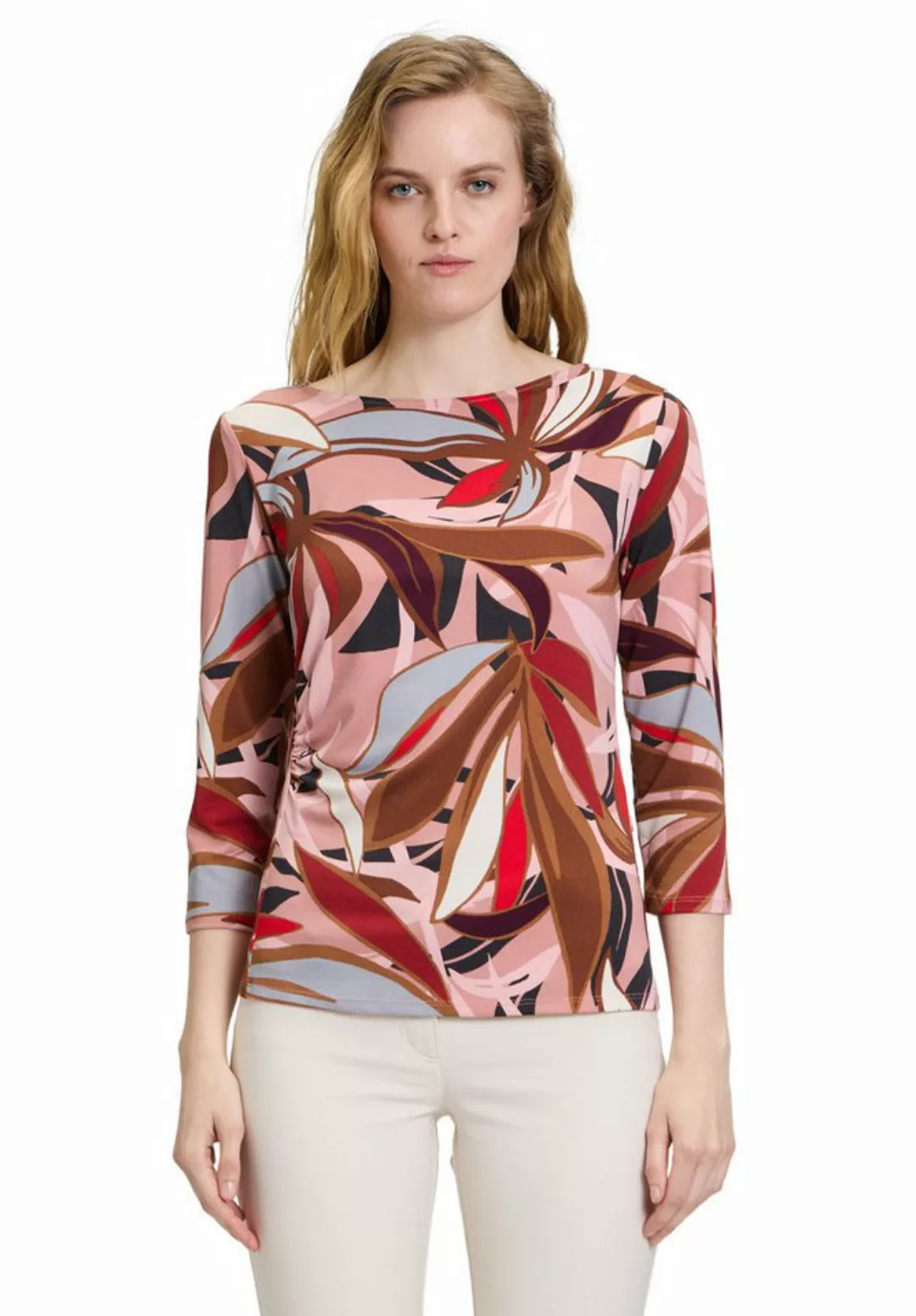 Betty Barclay 3/4-Arm-Shirt Betty Barclay Printshirt mit Raffung (1-tlg) Ma günstig online kaufen