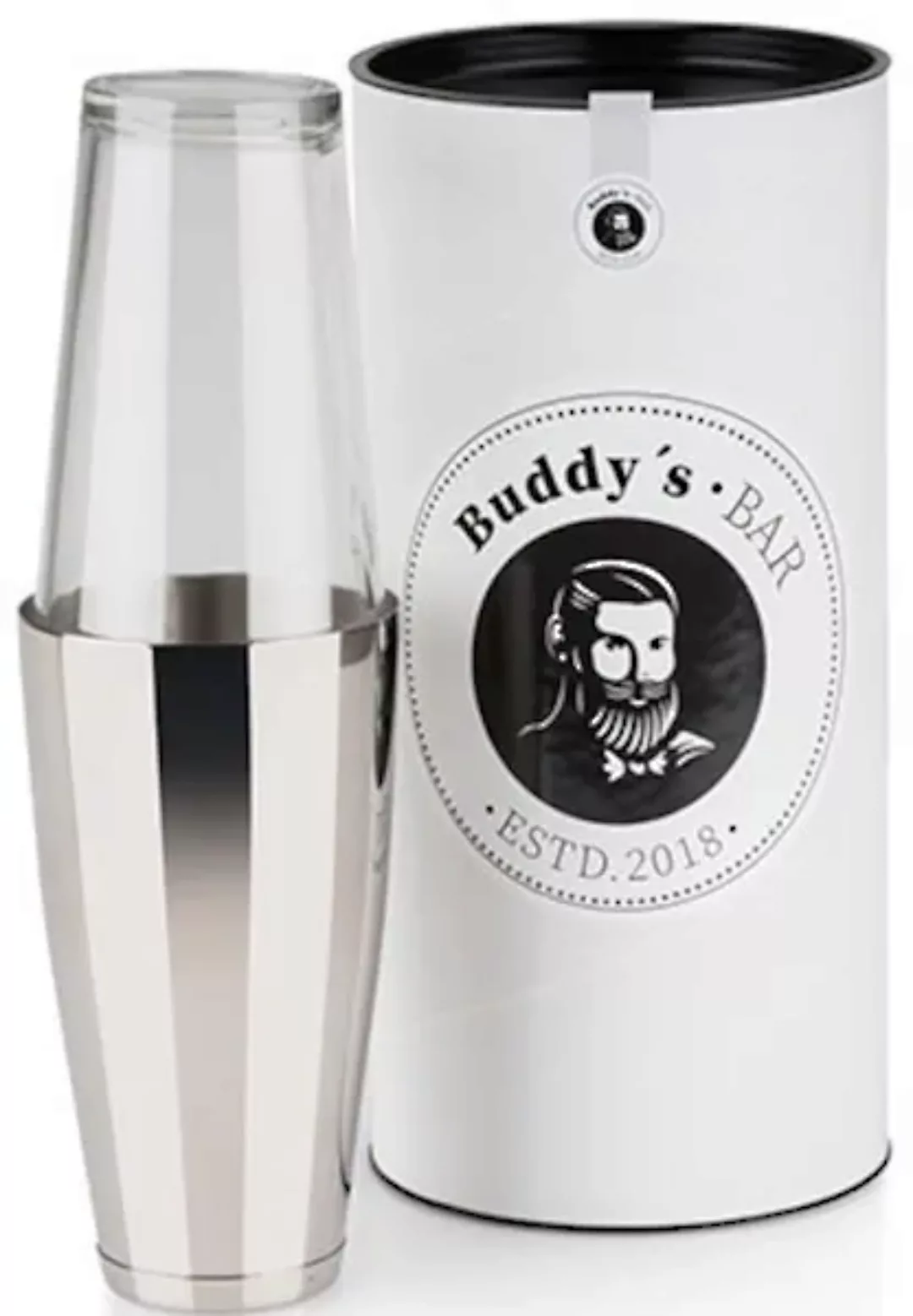 Buddy's Cocktail Shaker »Buddy´s Bar - Boston«, 700 ml Becher + 400 ml Glas günstig online kaufen