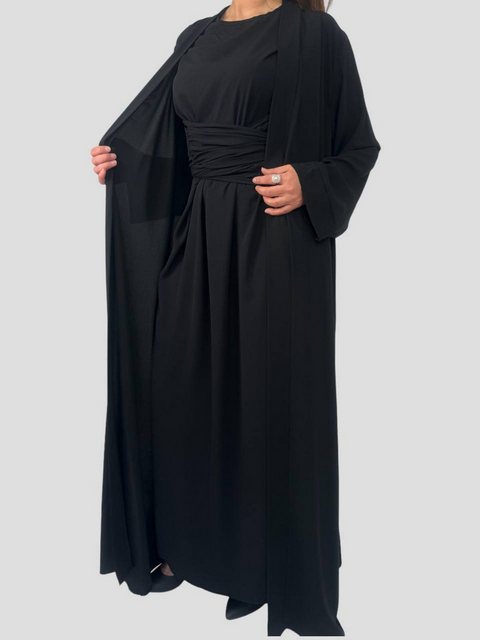 Aymasal Maxikleid 2 Teiliges Set Kimono mit Unterkleid Kimono Anisa Abaya K günstig online kaufen