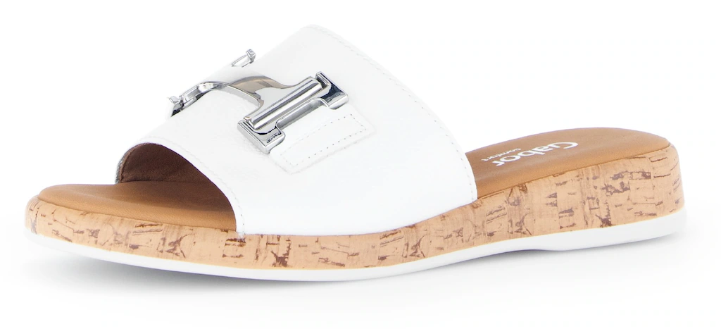 Gabor Pantolette "RHODOS", Sommerschuh, Schlupfschuh Komfortschuh in Weite günstig online kaufen