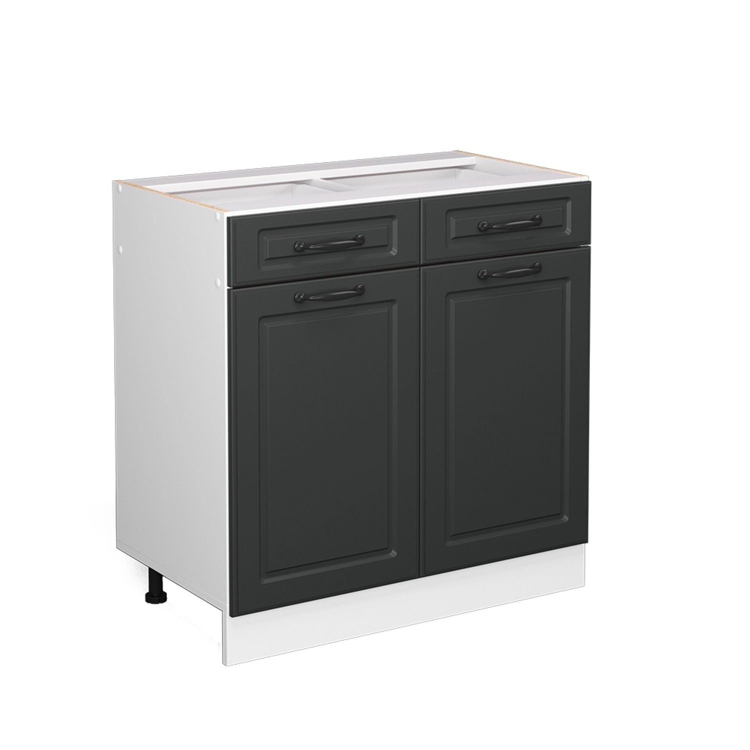 Vicco Unterschrank R-Line, Anthrazit Landhaus/Weiß, 80 günstig online kaufen