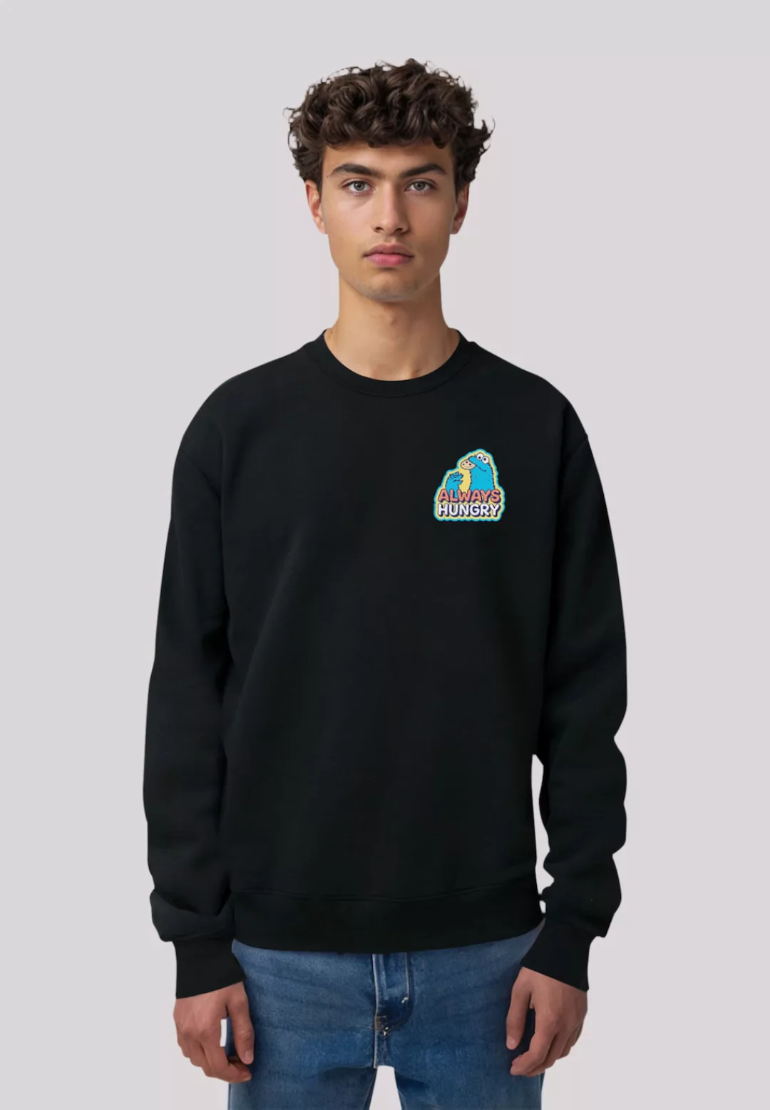 F4NT4STIC Sweatshirt "Sesamstraße Cookie Monster Always Hungry", Premium Qu günstig online kaufen