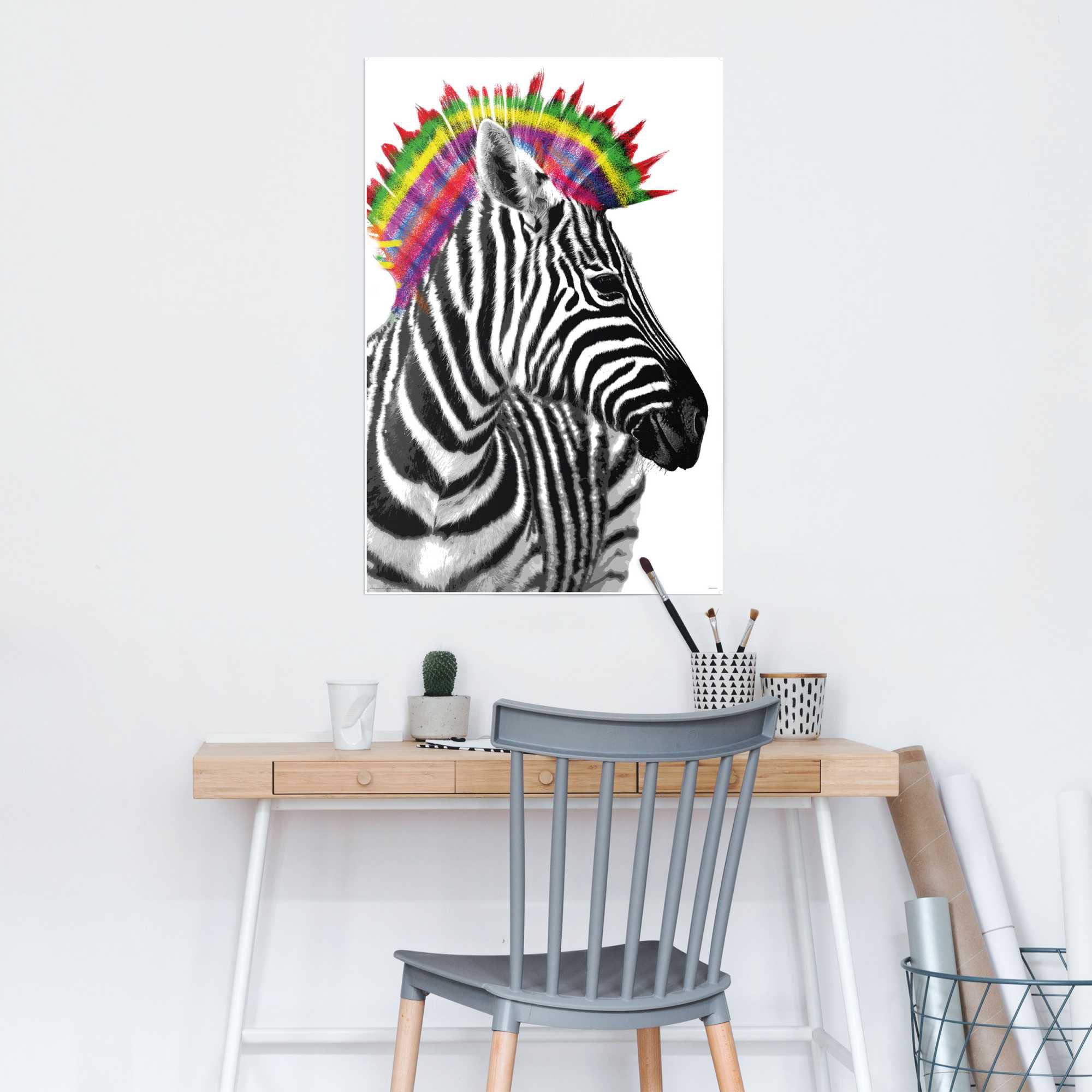 Reinders! Poster »Zebra Punk«, (1 St.) günstig online kaufen