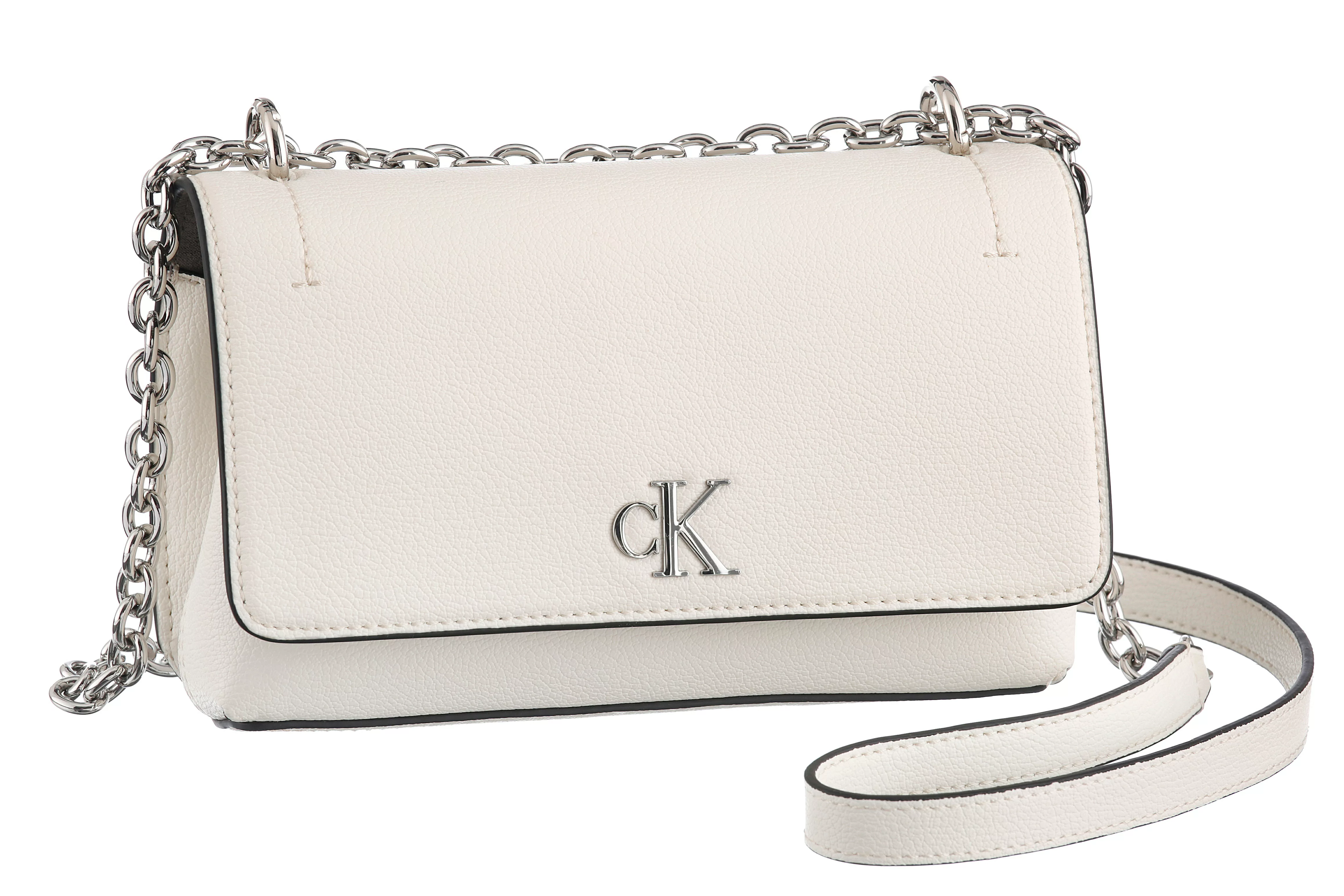 Calvin Klein Jeans Schultertasche "MINIMAL MONOGRAM EW FLAP21", Handtasche günstig online kaufen