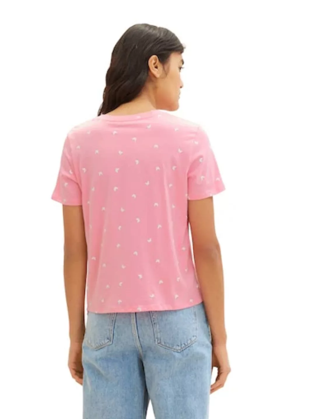 TOM TAILOR Denim T-Shirt Schlaufen für einen Knoten am Bund vorhanden günstig online kaufen