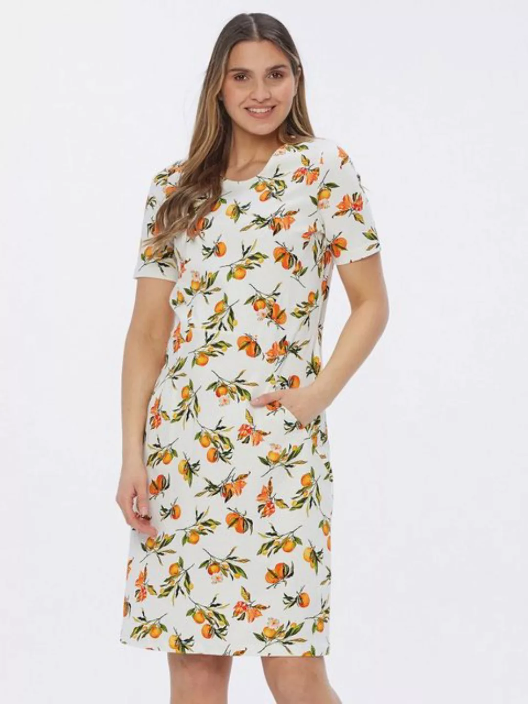 Georg Stiels Sommerkleid mit farbenfrohem Aufdruck günstig online kaufen