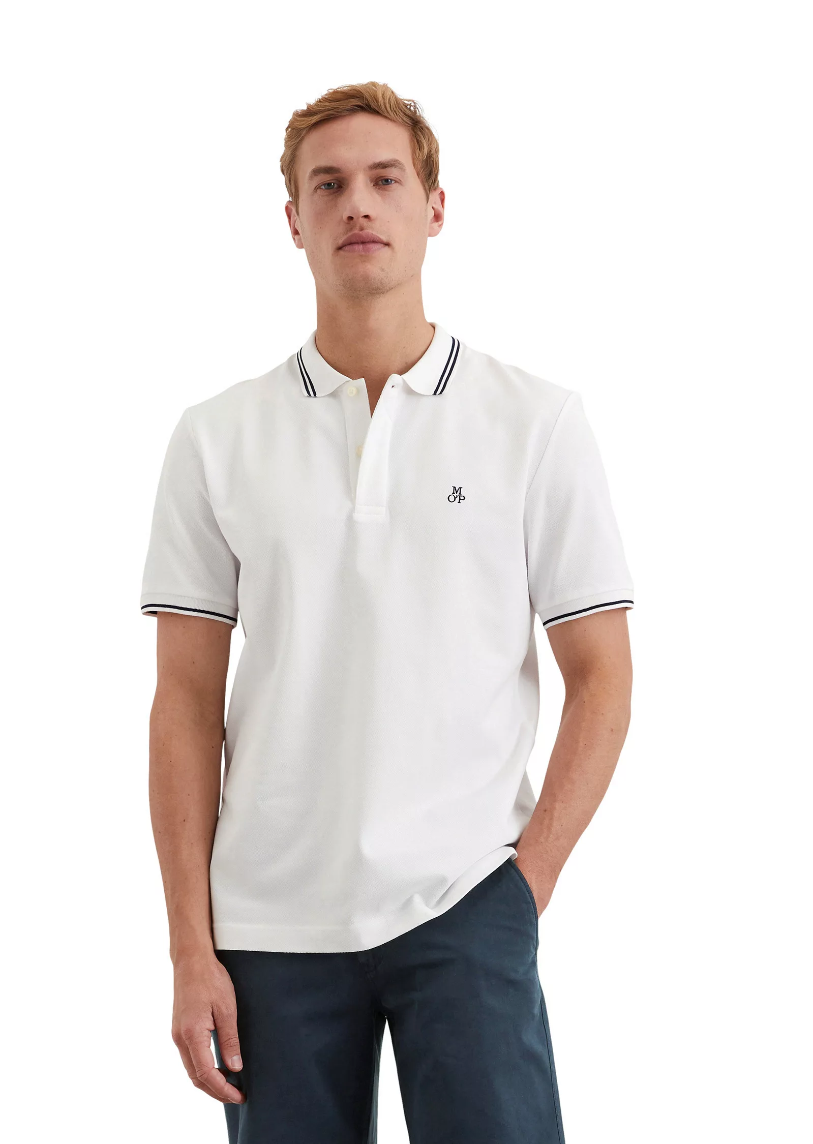 Marc OPolo Poloshirt "aus reiner Bio-Baumwolle" günstig online kaufen