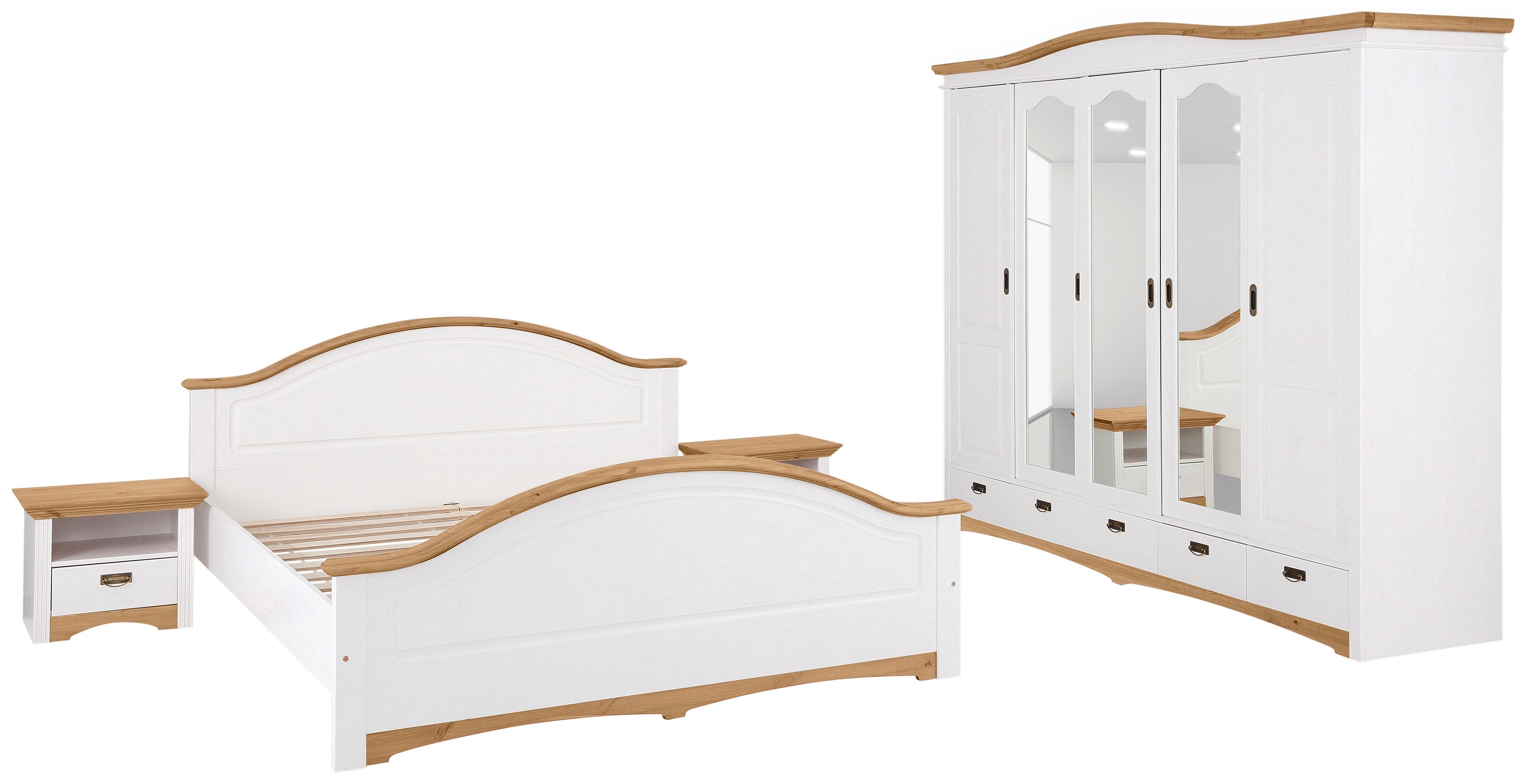 Home affaire Schlafzimmer-Set ""Konrad", komplettes Schlafzimmer mit großem günstig online kaufen